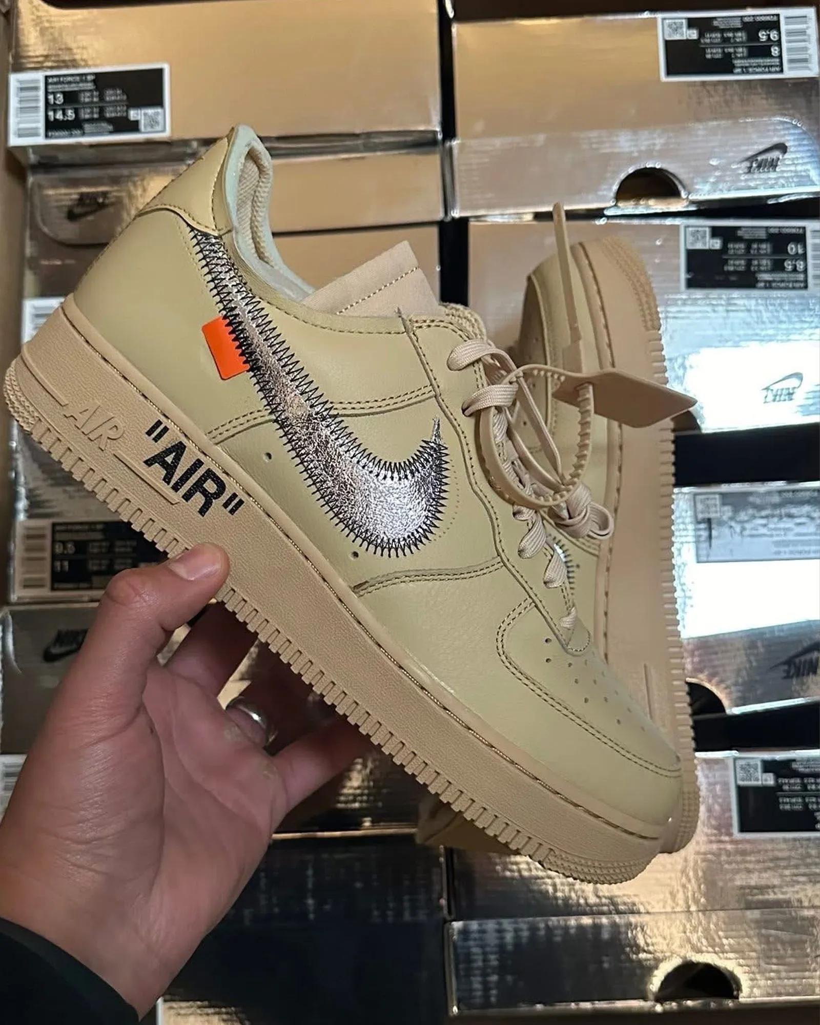 Off-White x Nike Air Force 1 Low Sesame FD6900-200 Release Date 2025