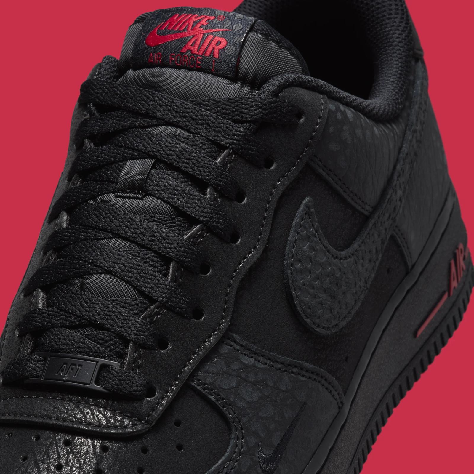 Nike Air Force 1 Low "Black & Tough Red" drops in 2026