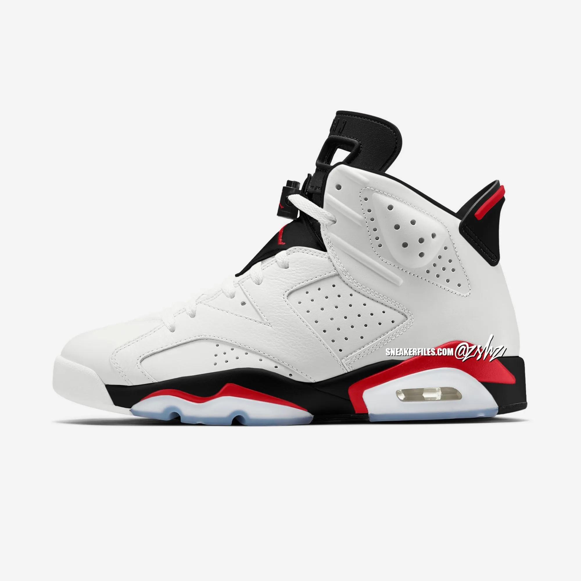 Air Jordan 6 Retro “White / Fire Red”