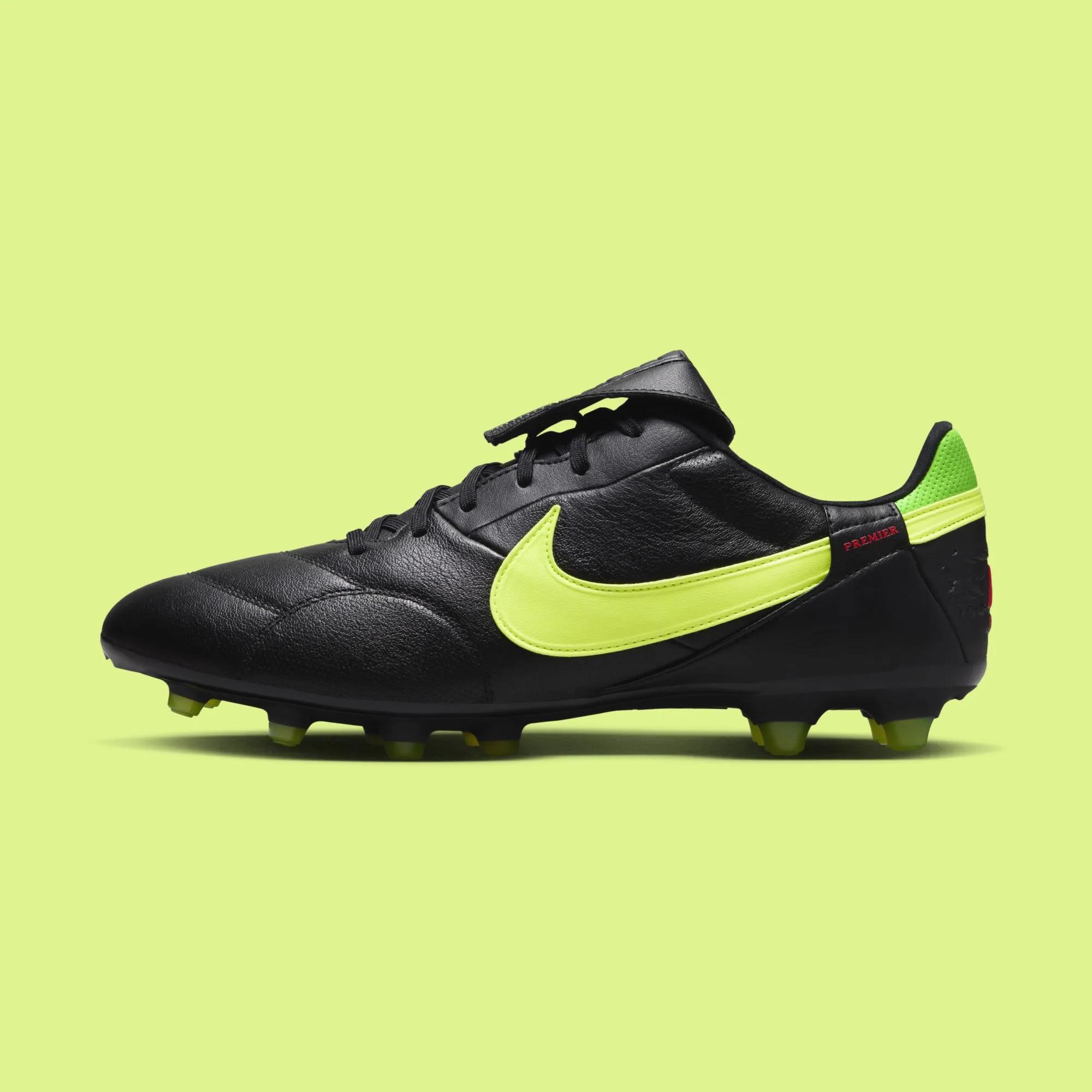 Nike Premier 3 FG “Black / Volt”