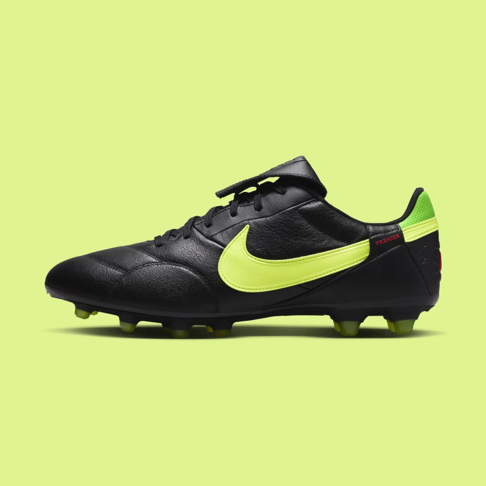 Nike Premier 3 FG “Black / Volt”
