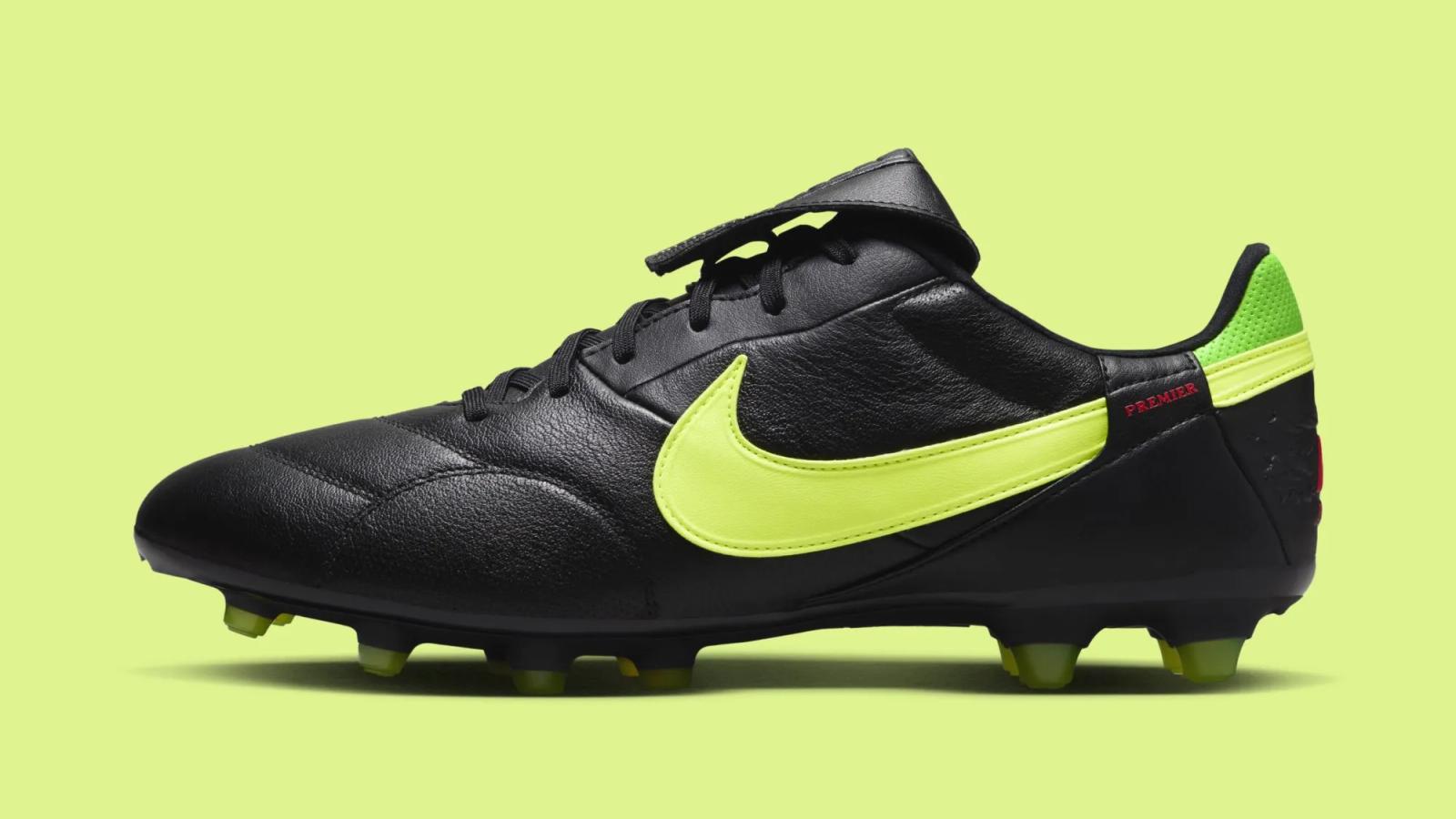Nike Premier 3 FG “Black / Volt”