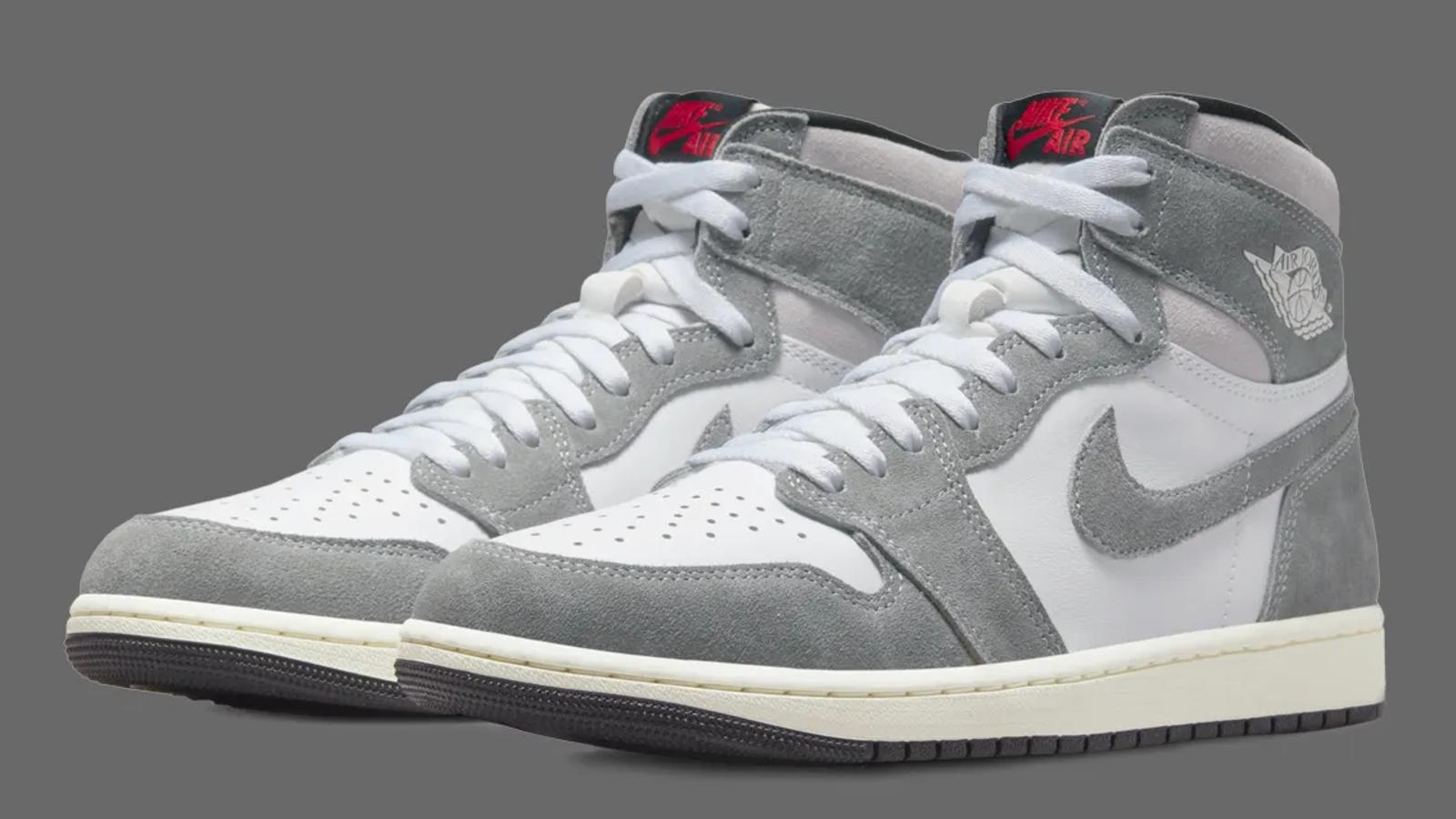 Air Jordan 1 Retro High OG Washed Heritage Smoke Grey