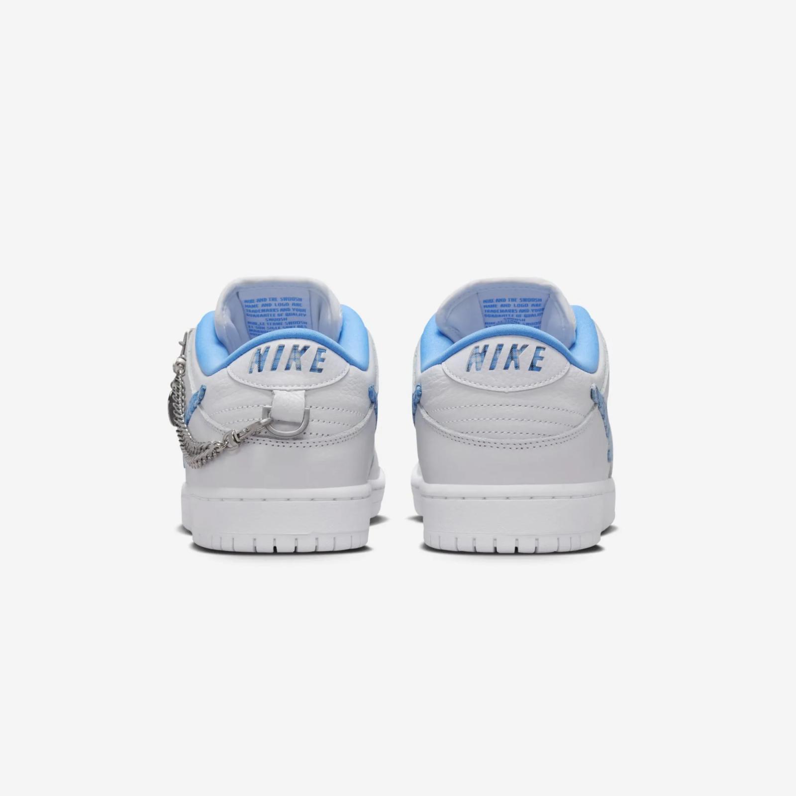 Nicole Hause x Nike SB Dunk Low Pro White / University Blue FZ8802-100