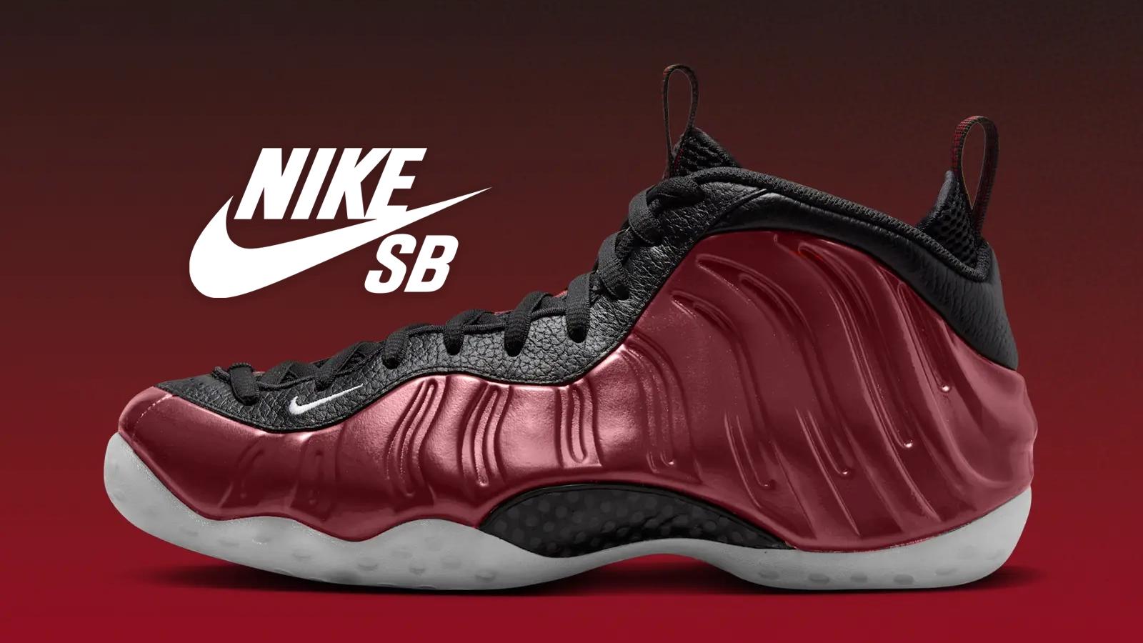 Nike SB x Nike Air Foamposite One QS "Black & Team Red" drops in 2027