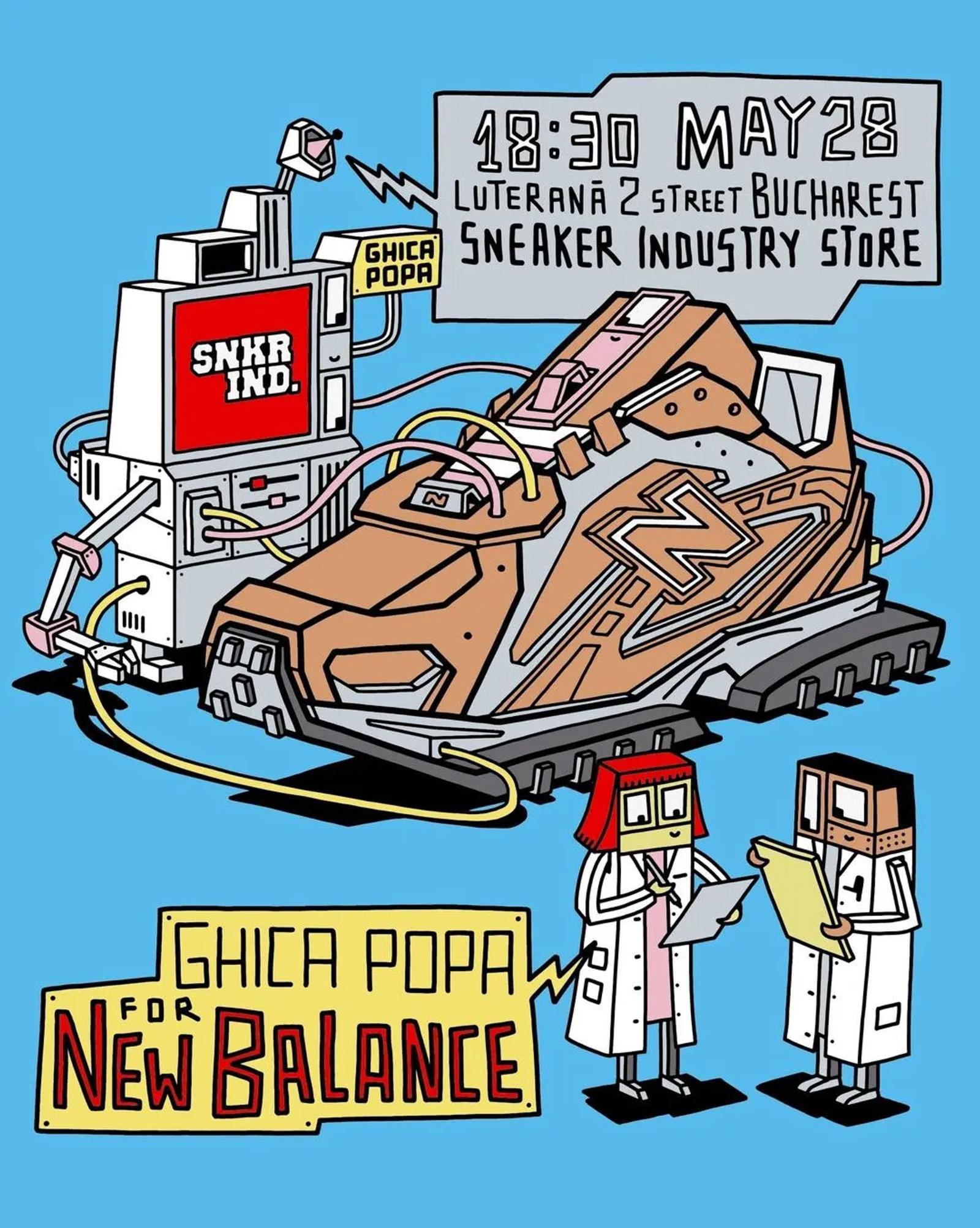 Ghica Popa x New Balance Capsule Launches at Sneaker Industry