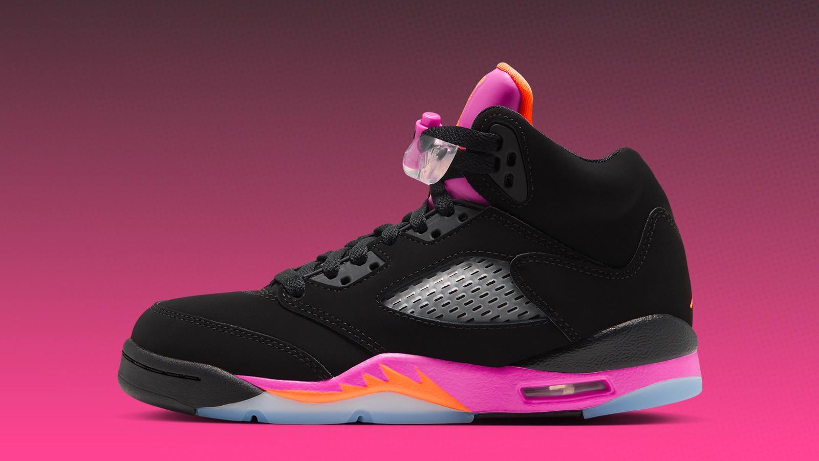 Air Jordan 5 Retro GS "Black & Fierce Pink" drops January 16th, 2027