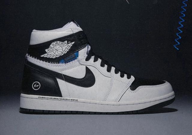 Fragment x Union LA x Air Jordan 1 Retro High OG SP "Black / White" Black/White