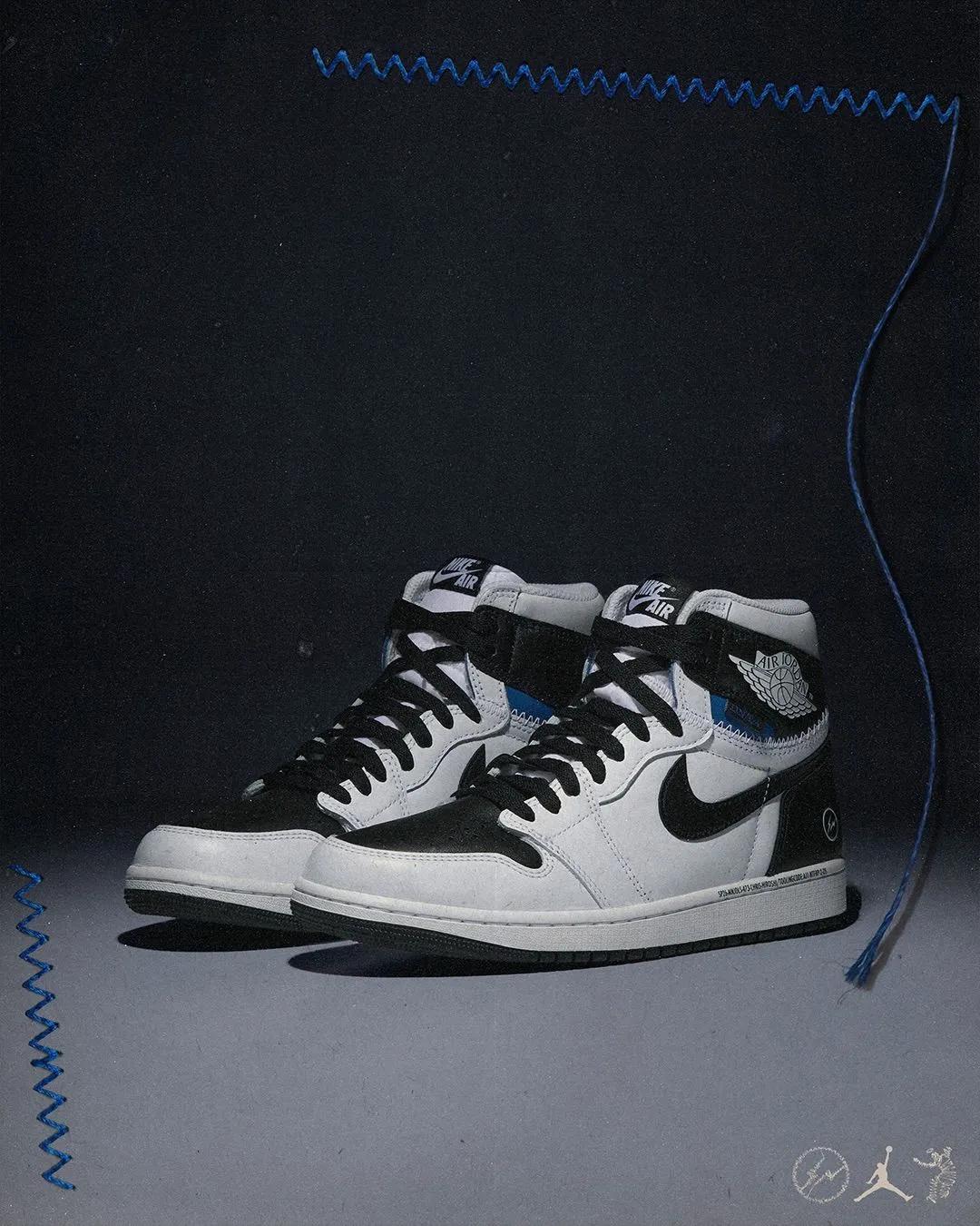 Fragment x Union LA x Air Jordan 1 Retro High OG SP “Black / White” Release Date 2026
