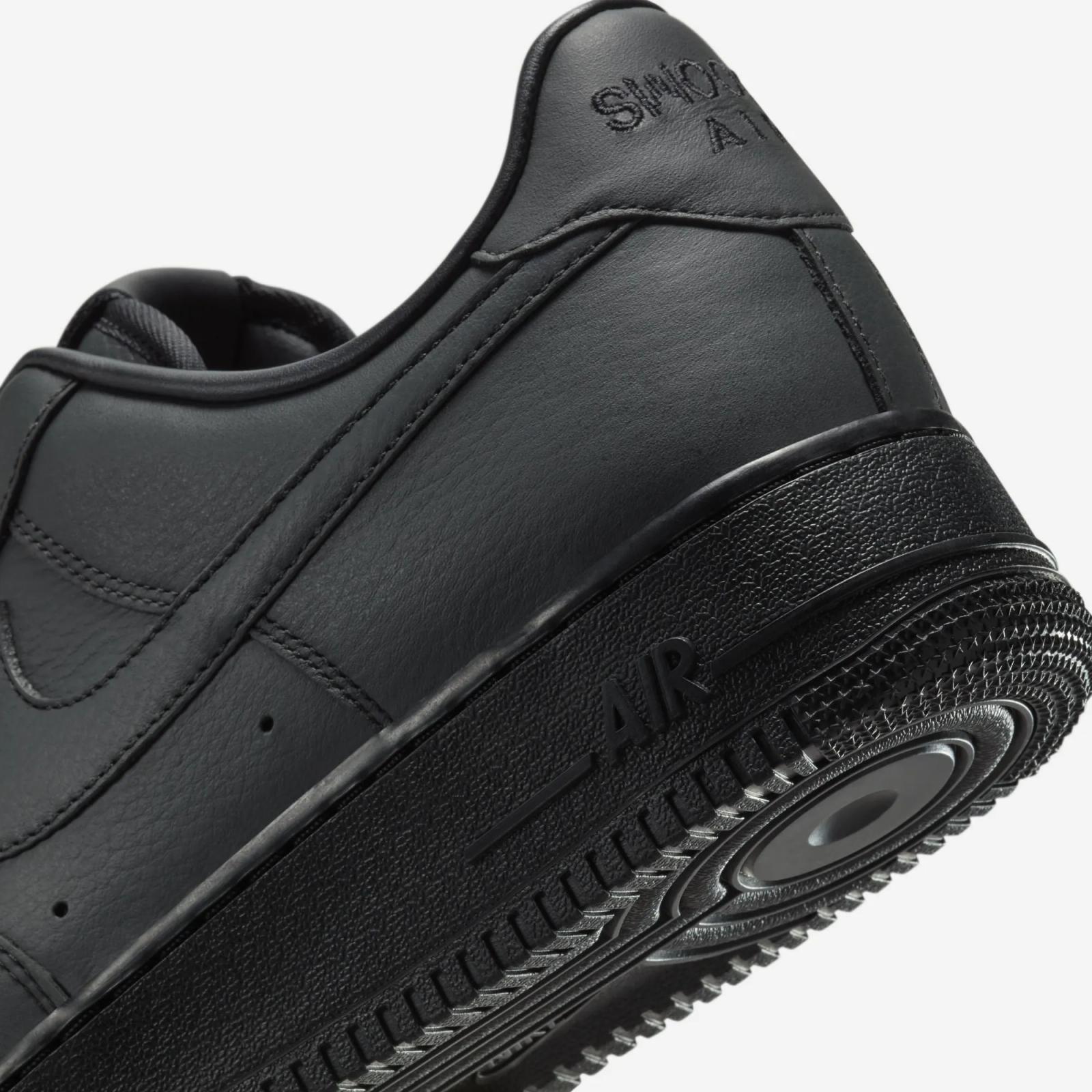 Nike Air Force 1 Low Triple Black .SWOOSH HJ9348-001 Release Date 2025
