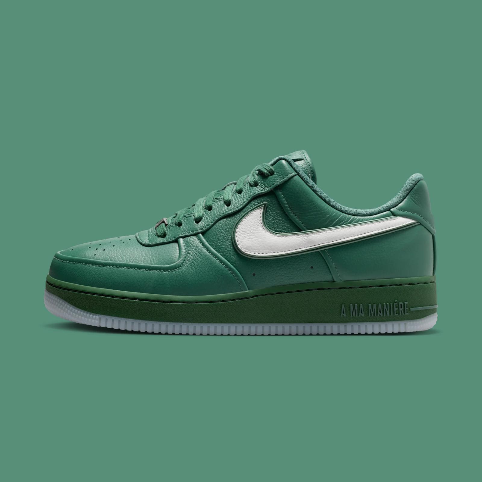 A Ma Maniere x Nike Air Force 1 Low "Green Stone" drops in 2026