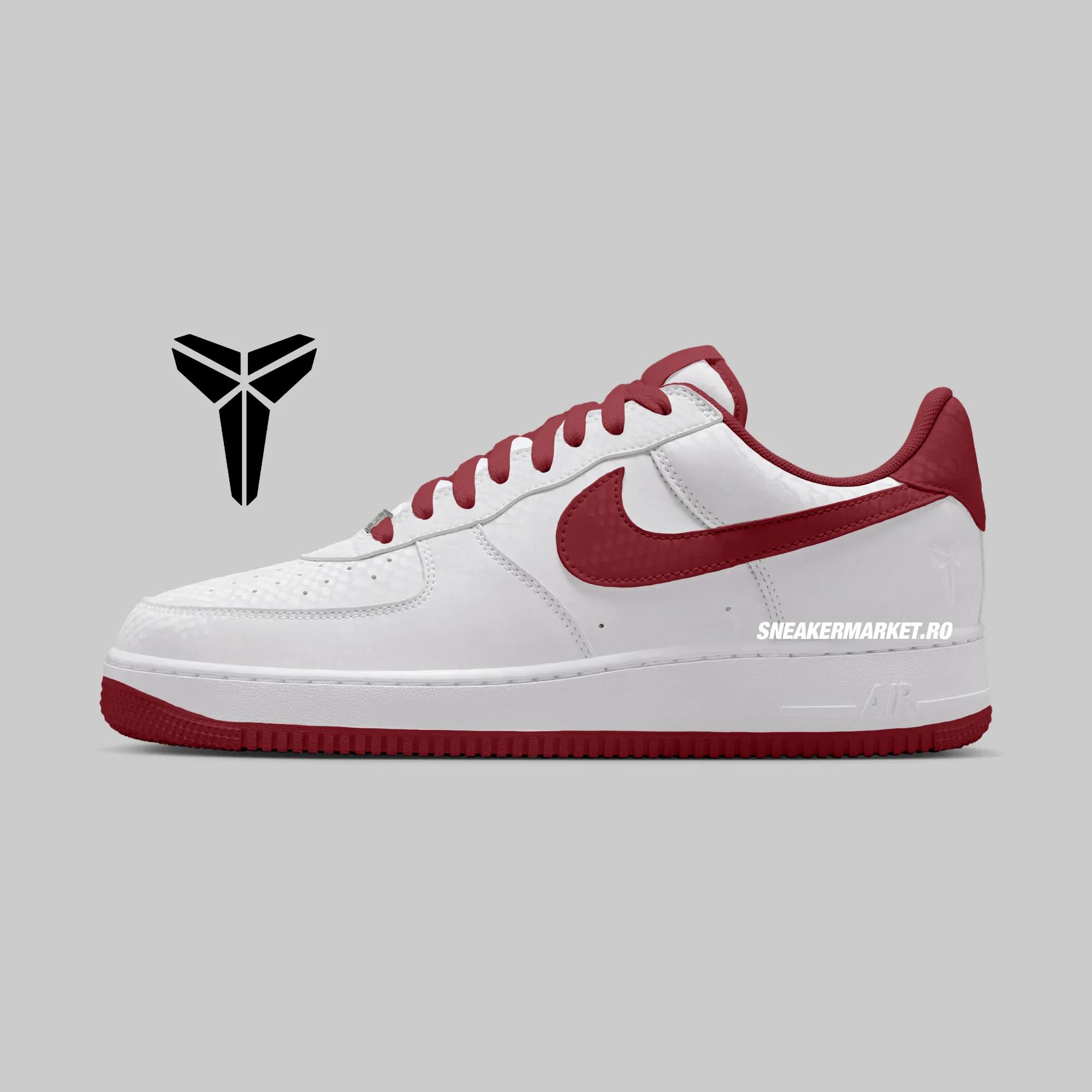 Kobe Bryant x Nike Air Force 1 Low “White / Team Red”