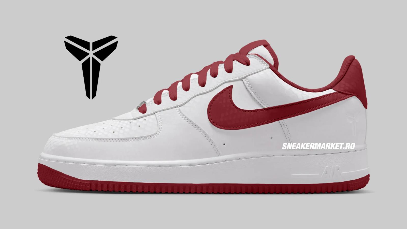 Kobe Bryant x Nike Air Force 1 Low “White / Team Red”