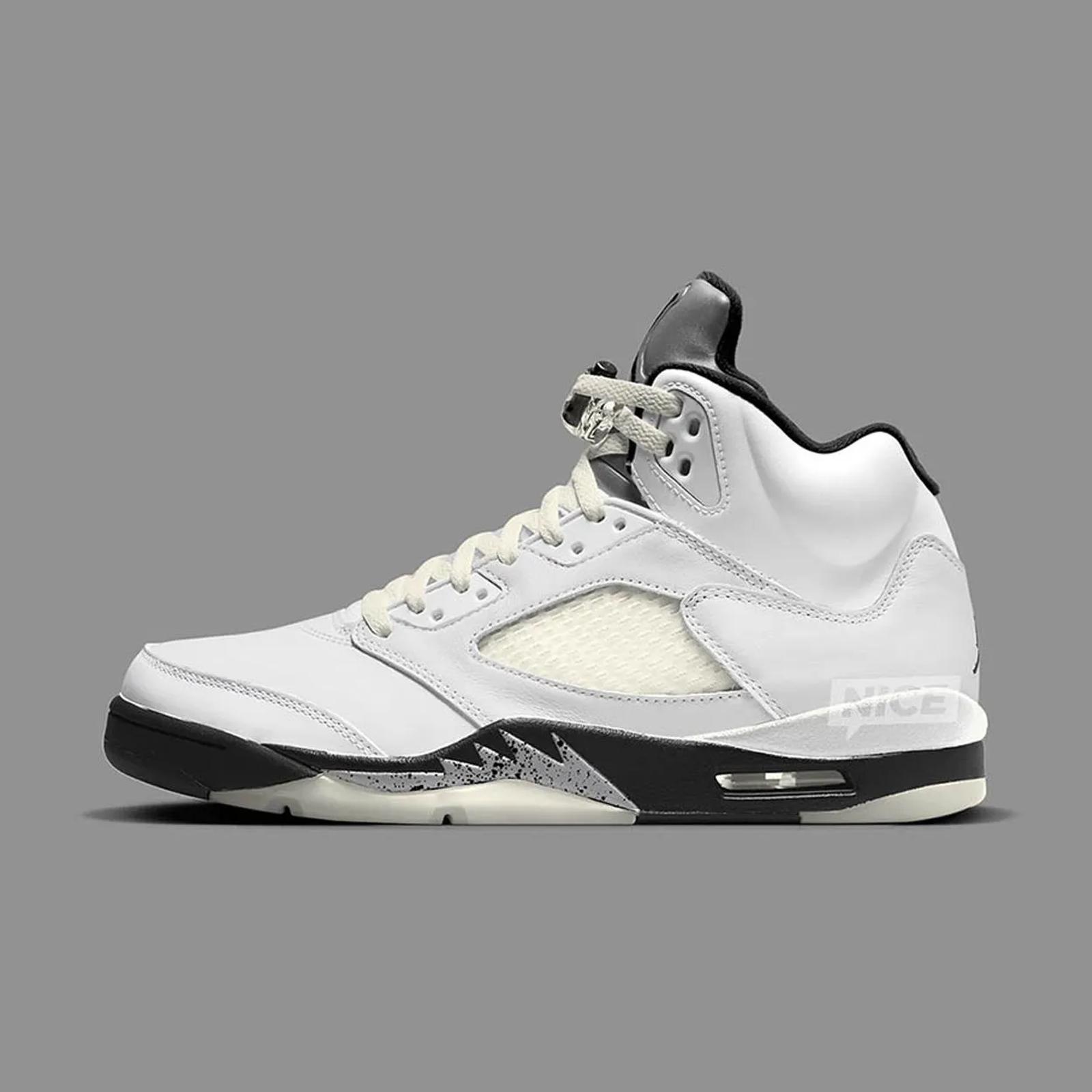 Air Jordan 5 Retro White Black DD0587-110