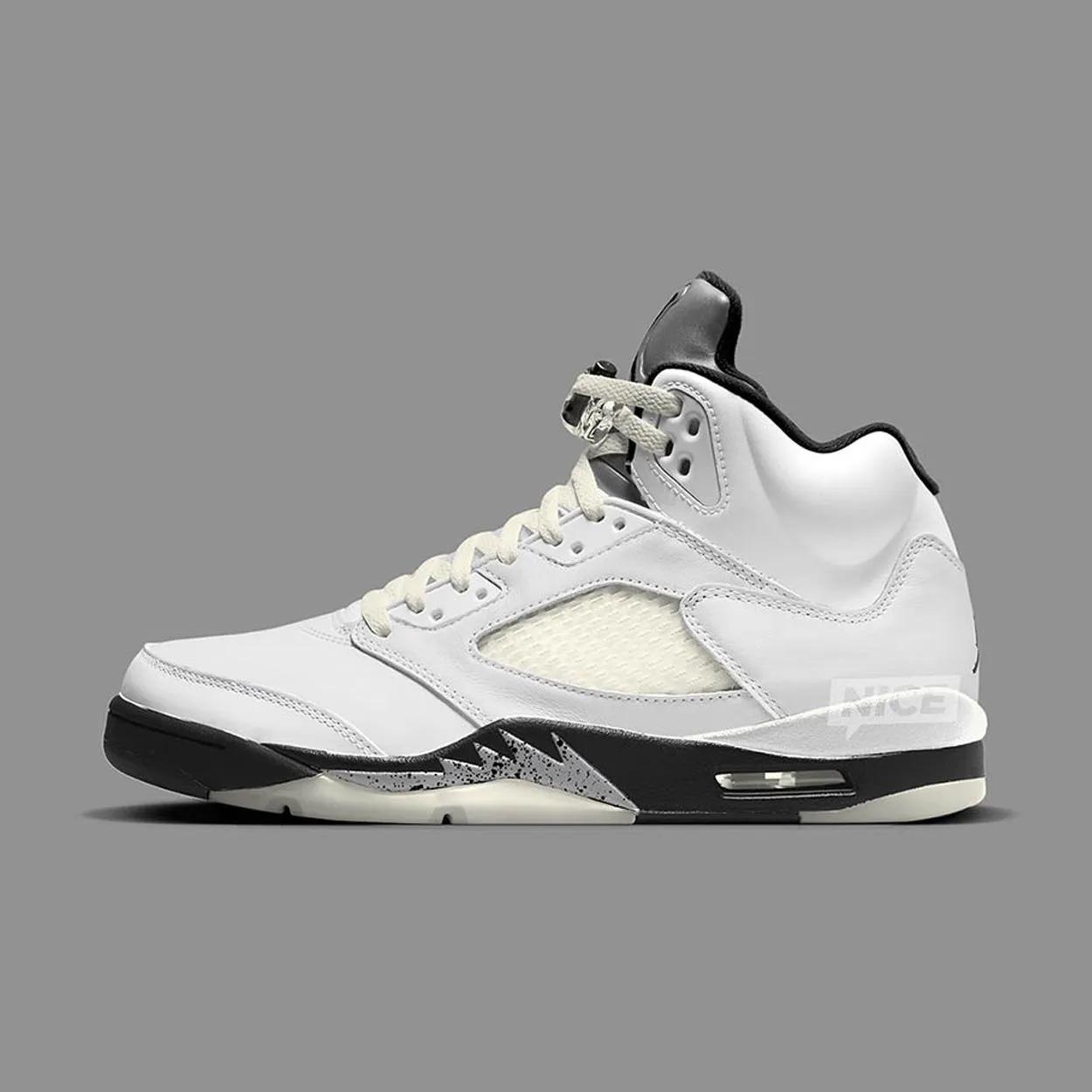 Air Jordan 5 Retro White Black DD0587-110