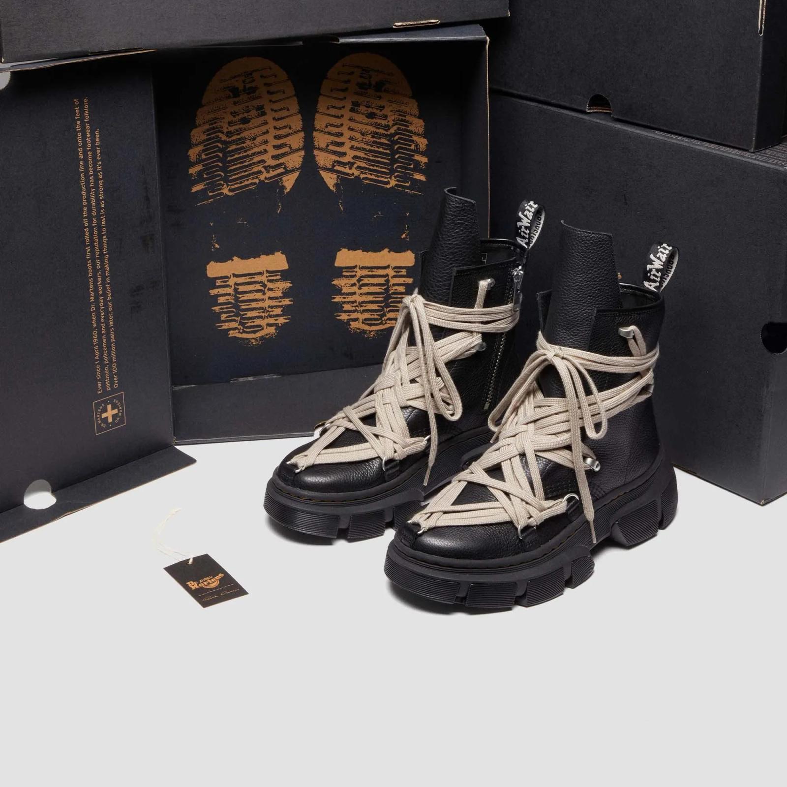 Dr. Martens x Rick Owens Mega Lace Boot