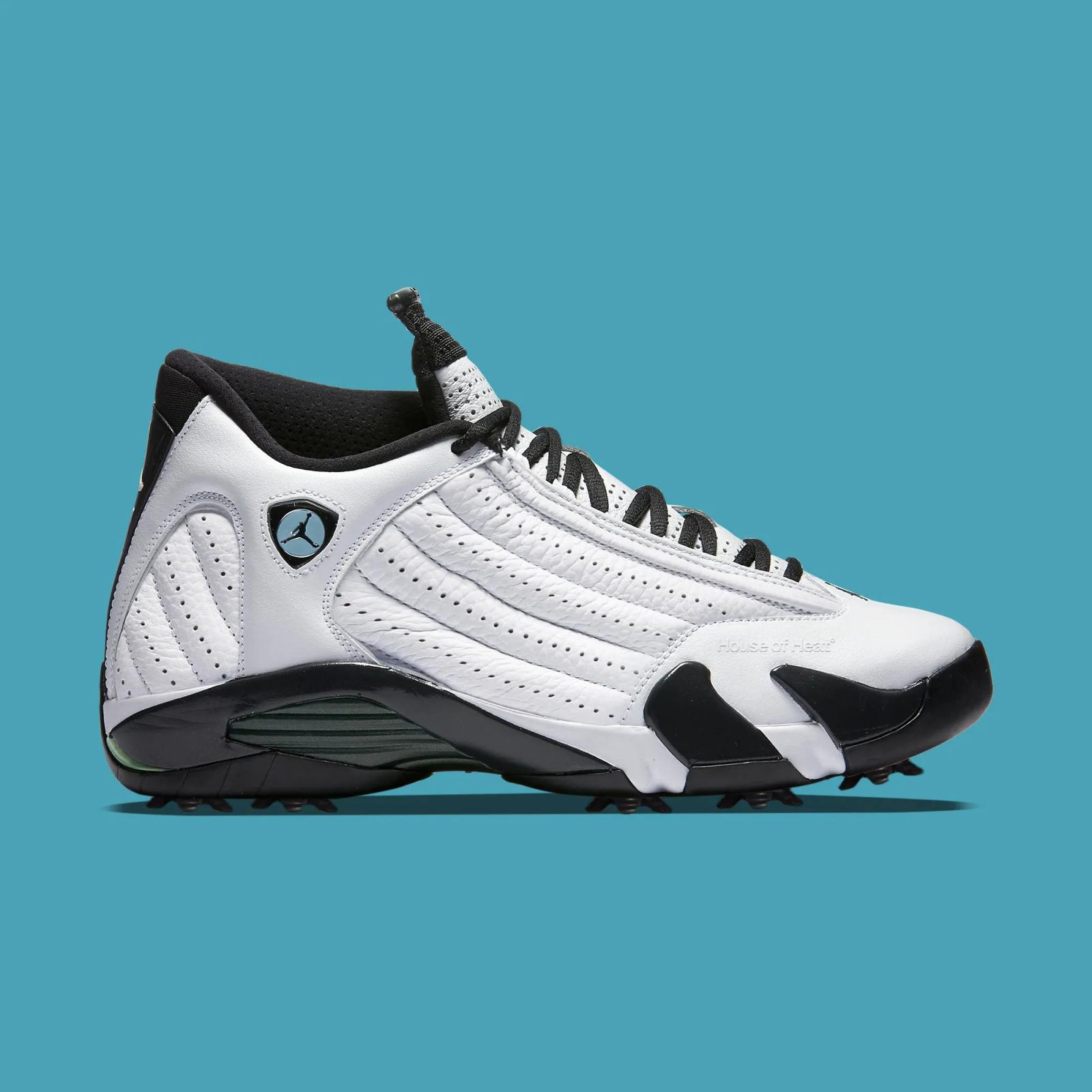 Air Jordan 14 Golf “White / Oxidized Green”