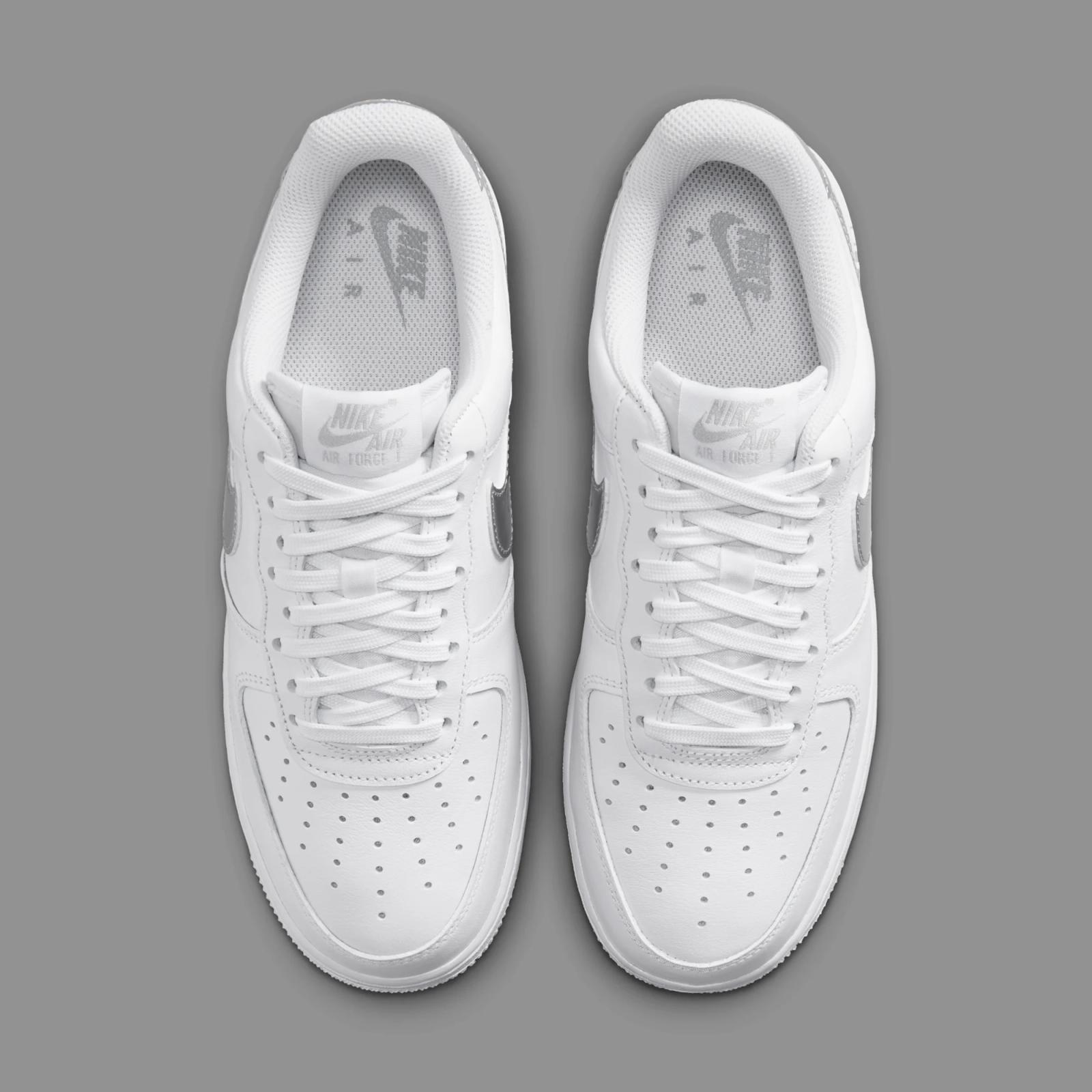 Nike Air Force 1 Low SE "White & Metallic Silver" drops July 1st, 2026