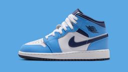 Air Jordan 1 Mid GS "University Blue" drops May 1, 2026 Air Jordan 1 Mid GS "University Blue" drops May 1, 2026