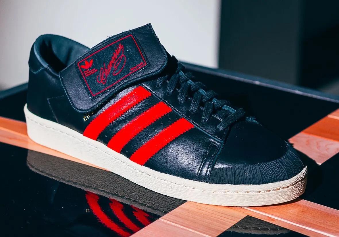 Willy Chavarria x Adidas Jabbar Low “Core Black / Red”