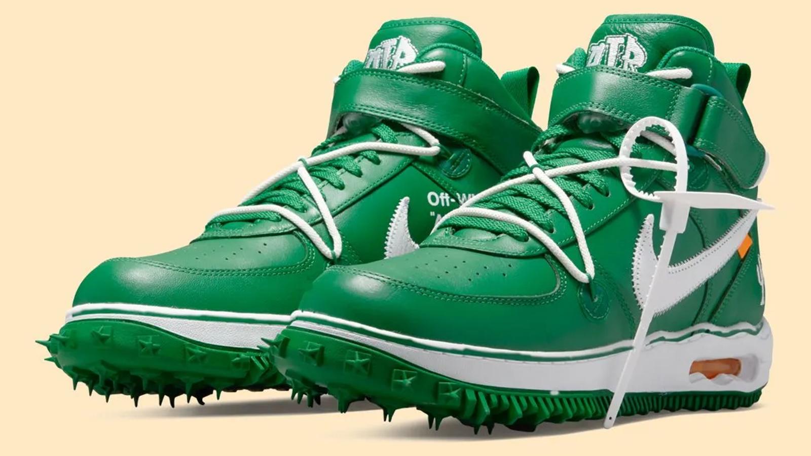 Nike x Off-White Air Force 1 Mid Pine Green