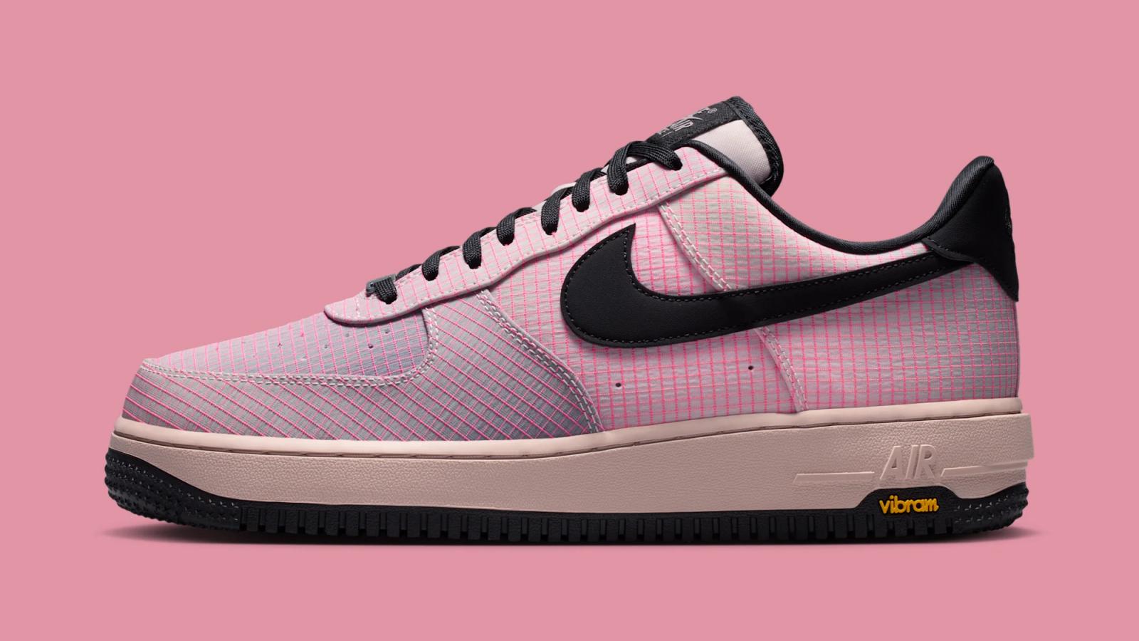 Vibram x Nike Air Force 1 Low LX "Pink" drops April 1st, 2026