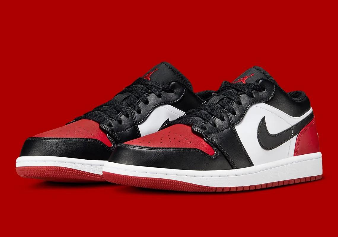 Air Jordan 1 Low Bred Toe 2.0