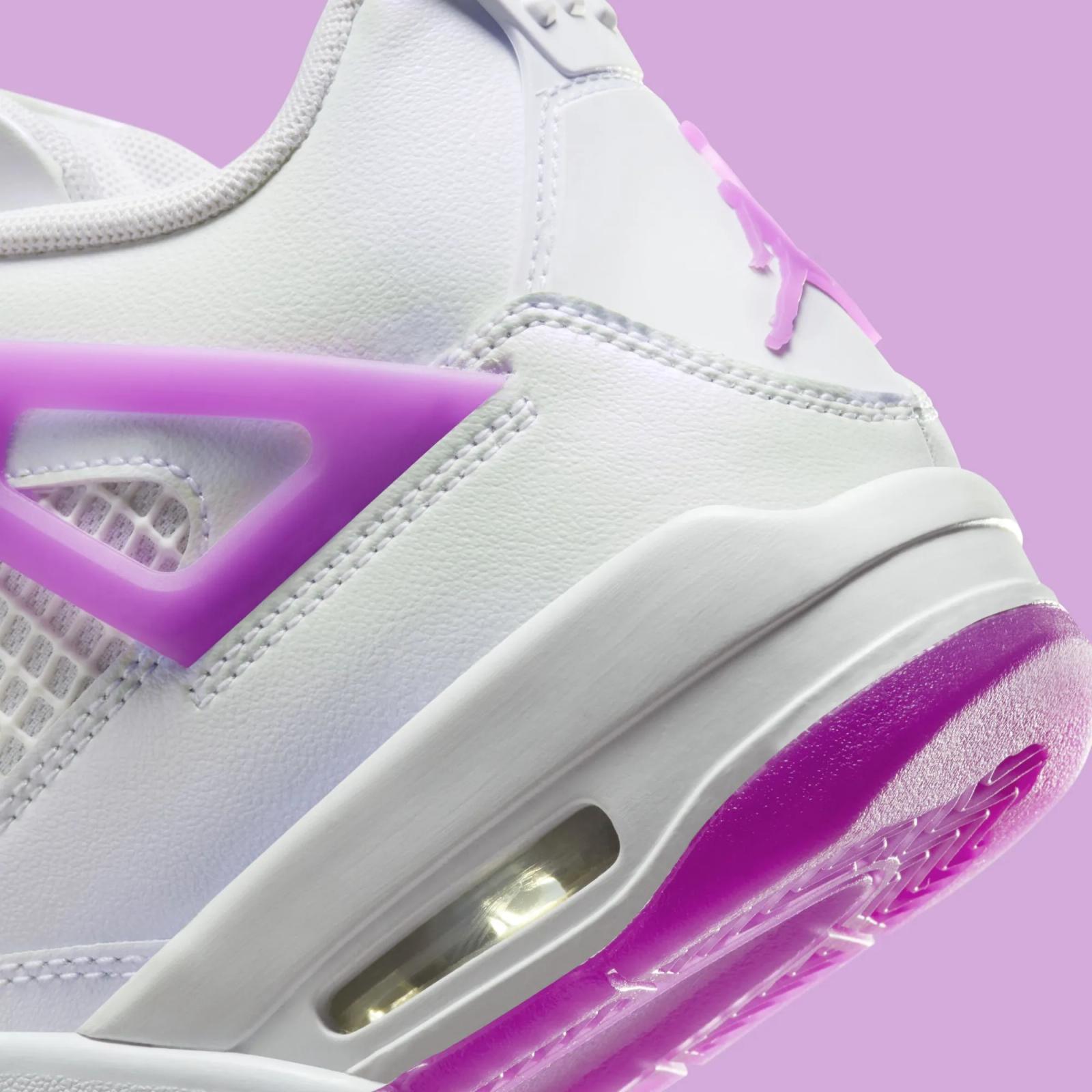 Air Jordan 4 Retro GS White / Hyper Violet FQ1314-151