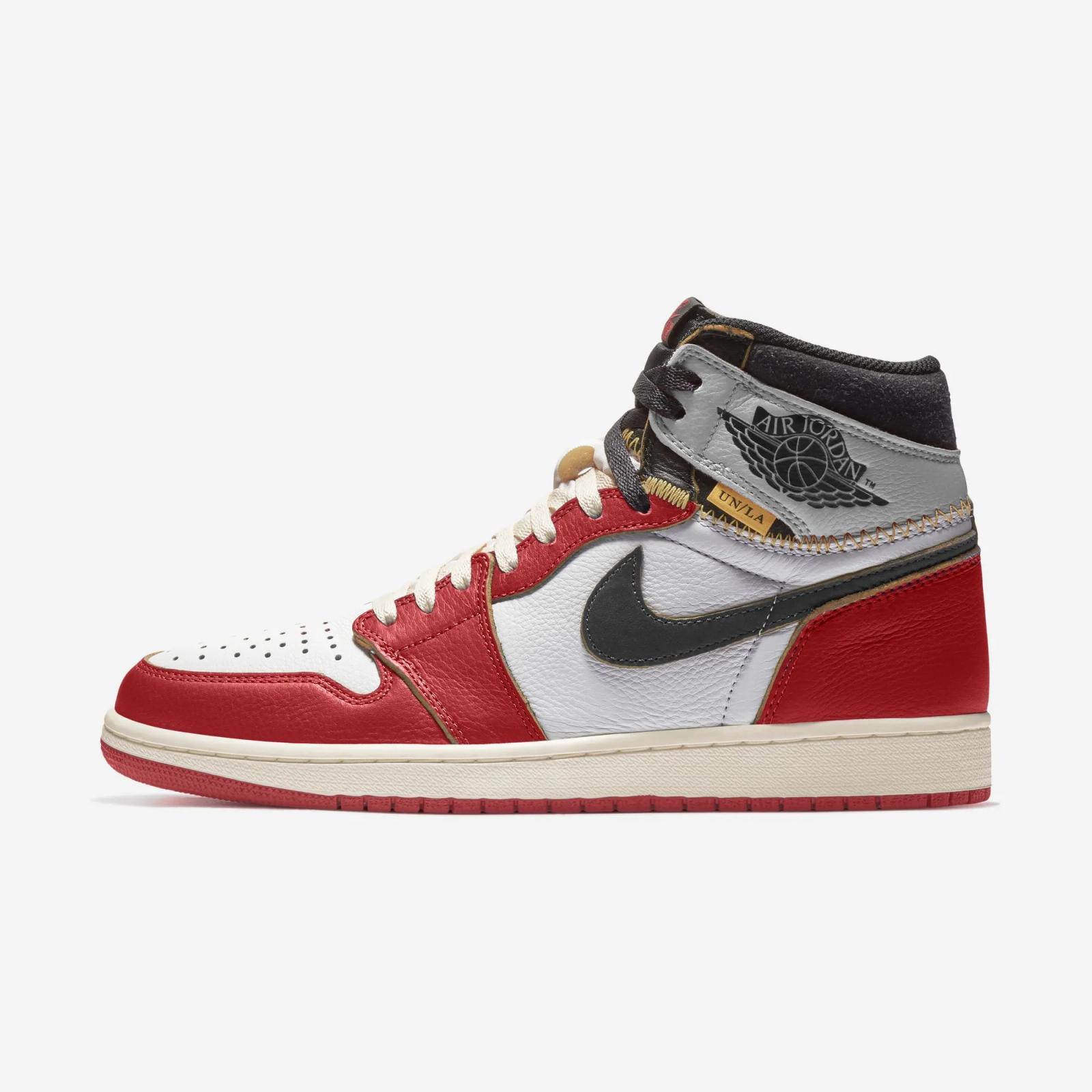 Union x Air Jordan 1 Retro High OG SP GH Varsity Red HV8563-600