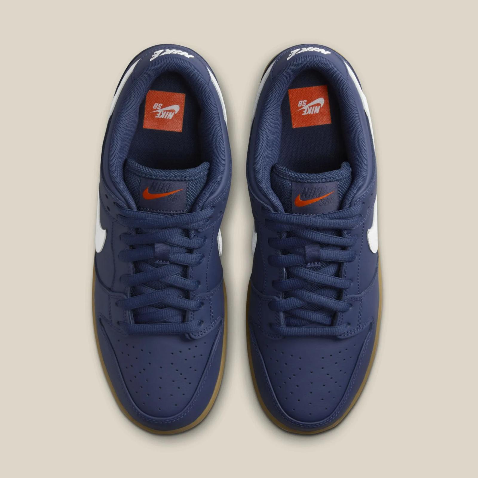 Nike SB Dunk Low Pro ISO Navy Gum FJ1674-400
