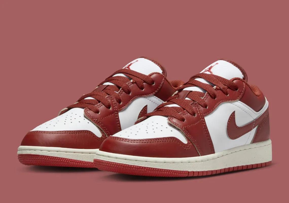 Air Jordan 1 Low Dune Red Release
