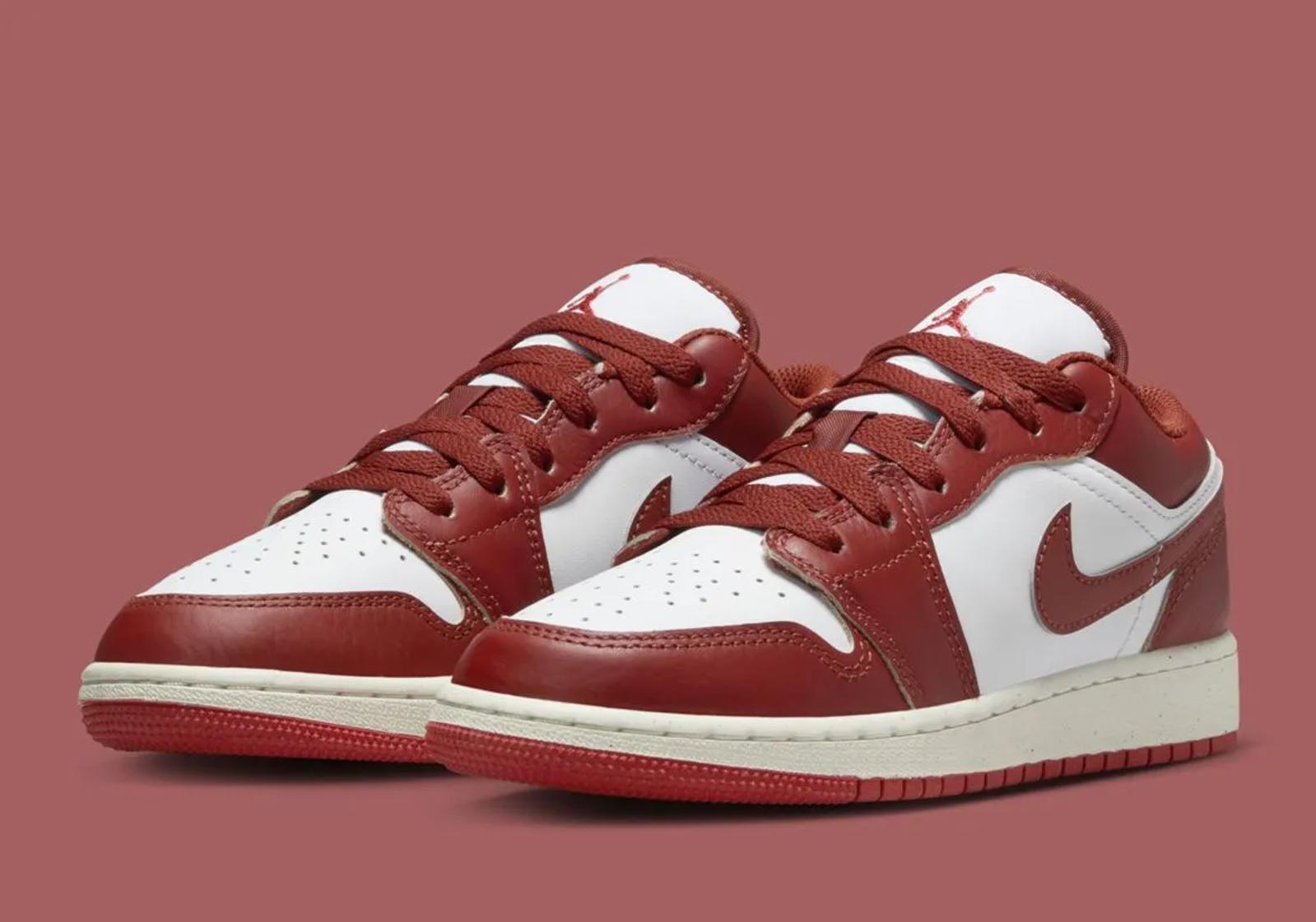 Air Jordan 1 Low Dune Red Release