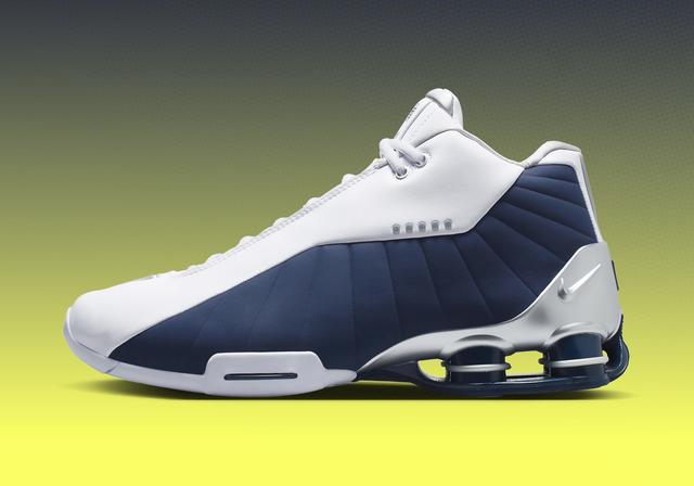 Nike Shox BB4 "Olympic" White/Midnight Navy/Metallic Silver