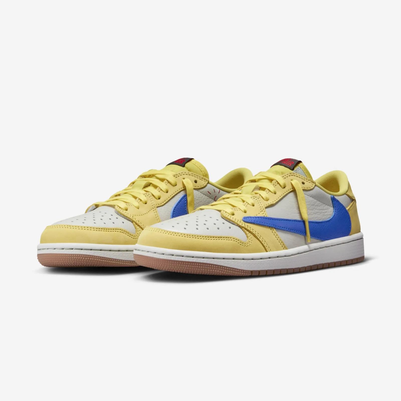 Travis Scott x Air Jordan 1 Low Canary DZ4137-700