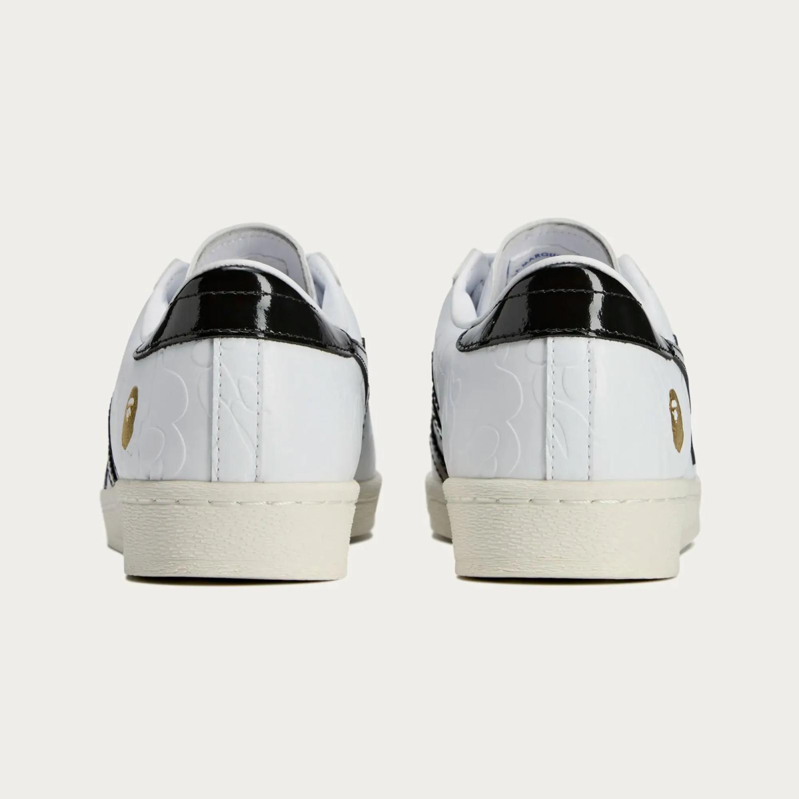 BAPE x Adidas Superstar V Footwear White JR2701 Release Date March 2025