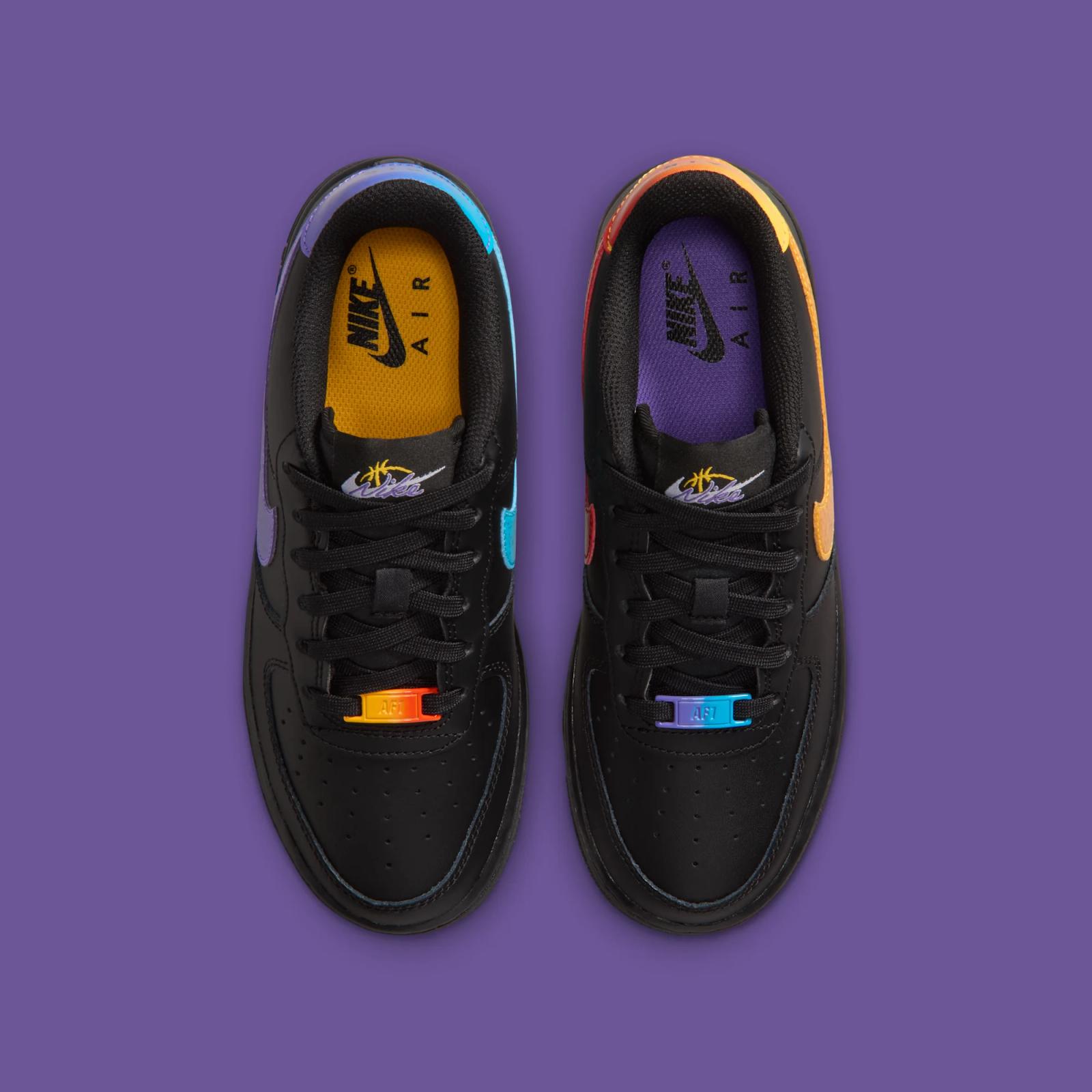 Nike Air Force 1 Low GS "Black & Multi-Color" drops in 2026