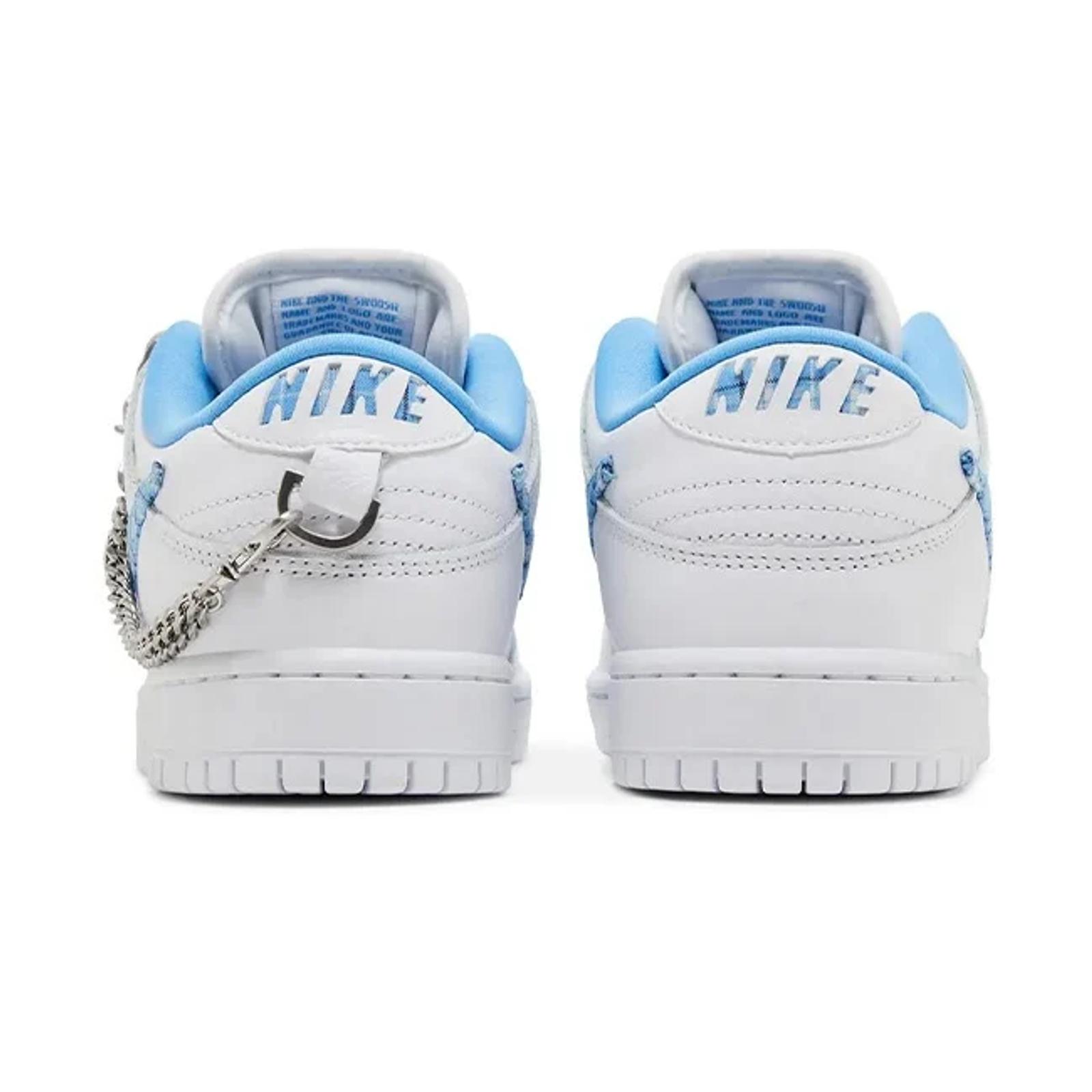 Nicole Hause x Nike SB Dunk Low Pro White / University Blue FZ8802-100