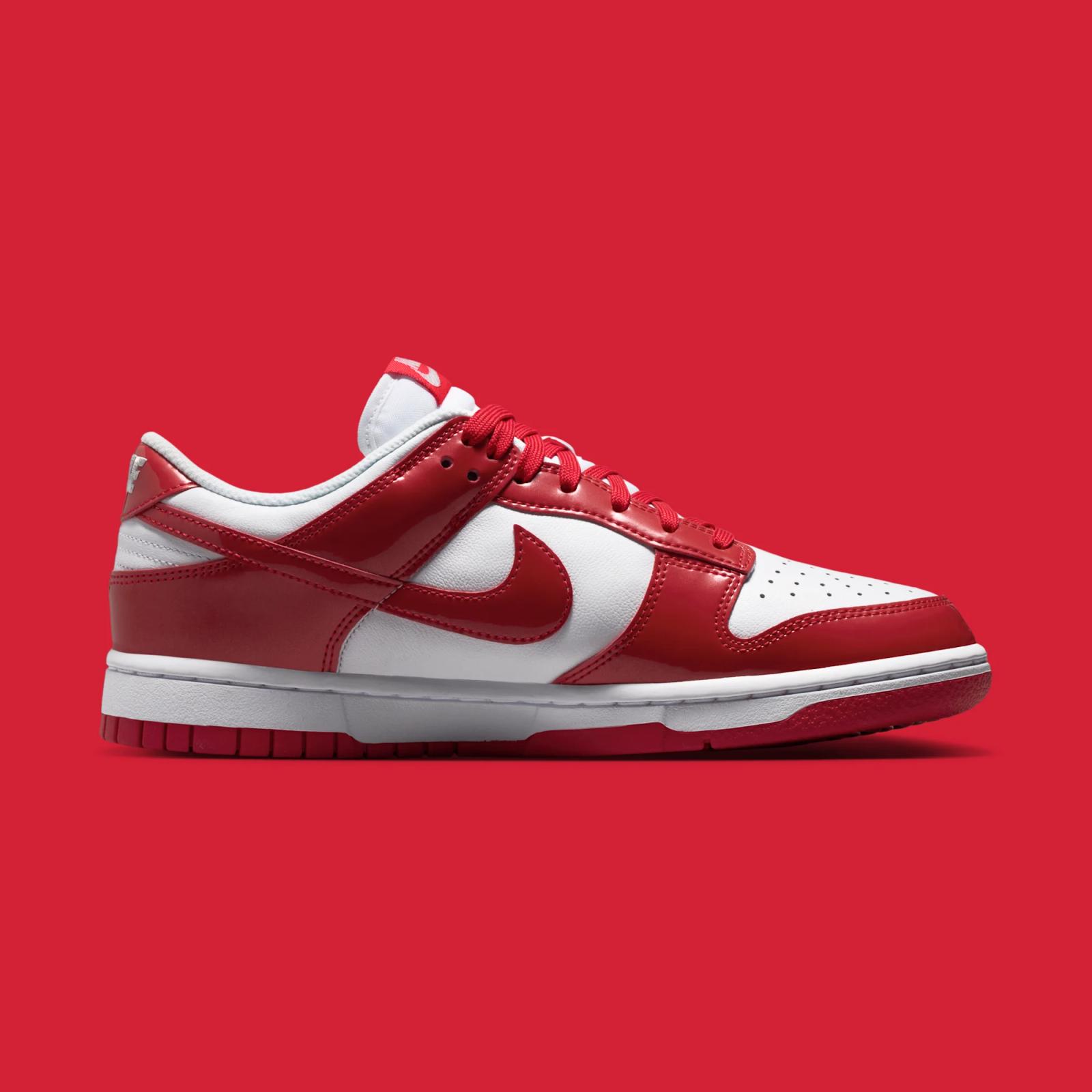 Nike Dunk Low SE "White & University Red" drops in 2026