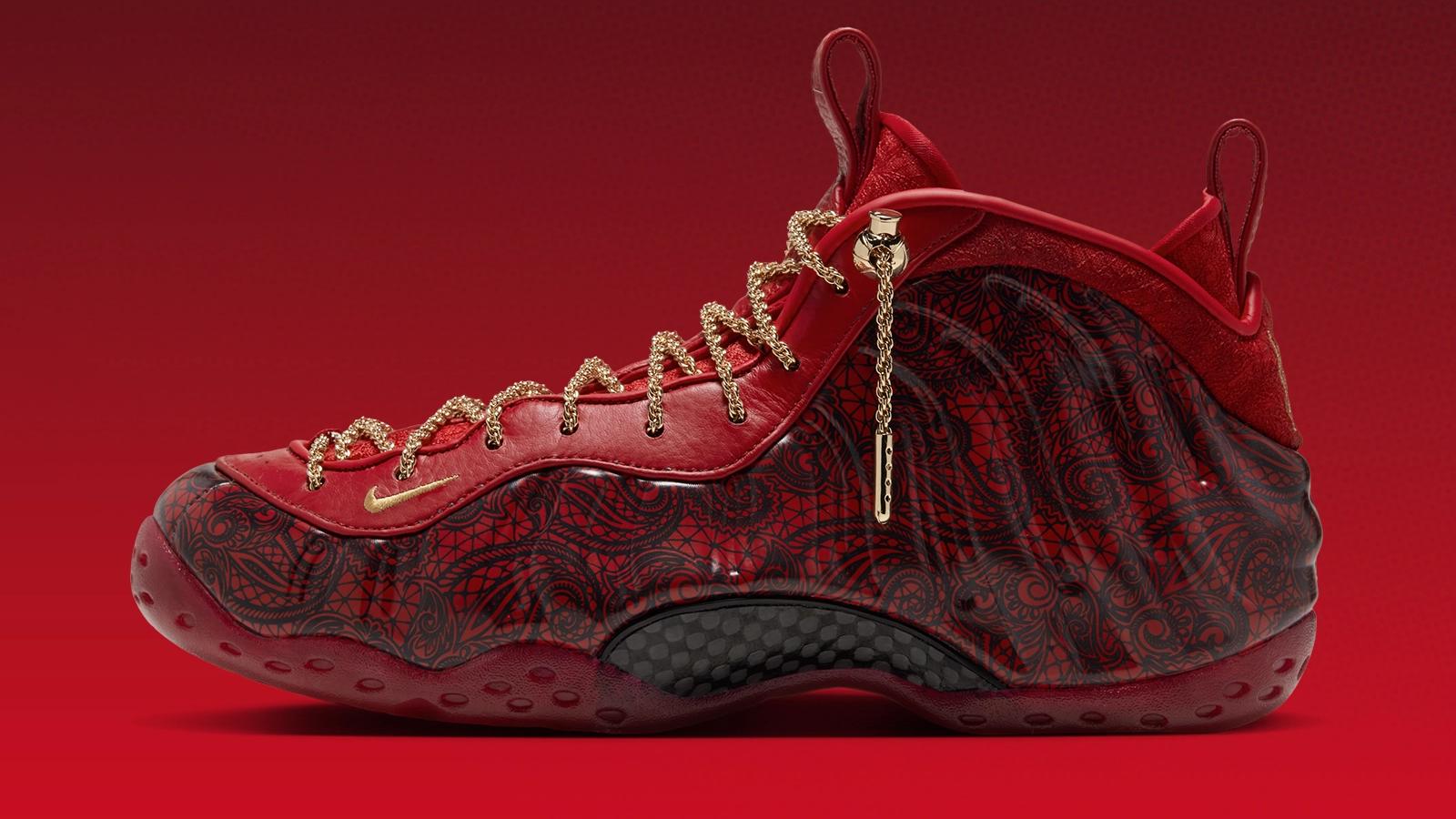 Victor Solomon x Nike Air Foamposite One "Gym Red" drops in 2026