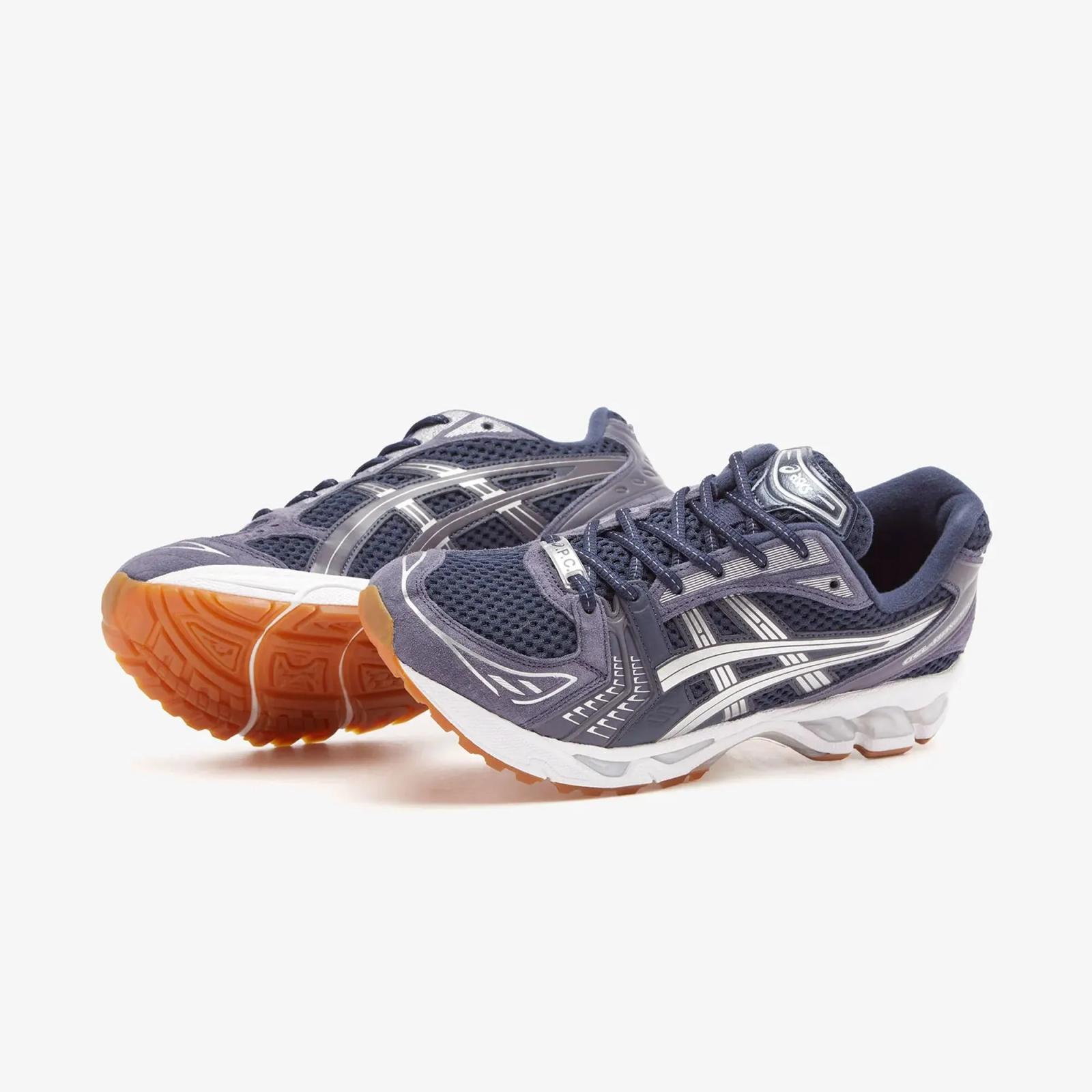 APC x Asics Gel-Kayano 14 Midnight Indigo Fog Release Date April 5th 2025 1203A926-400