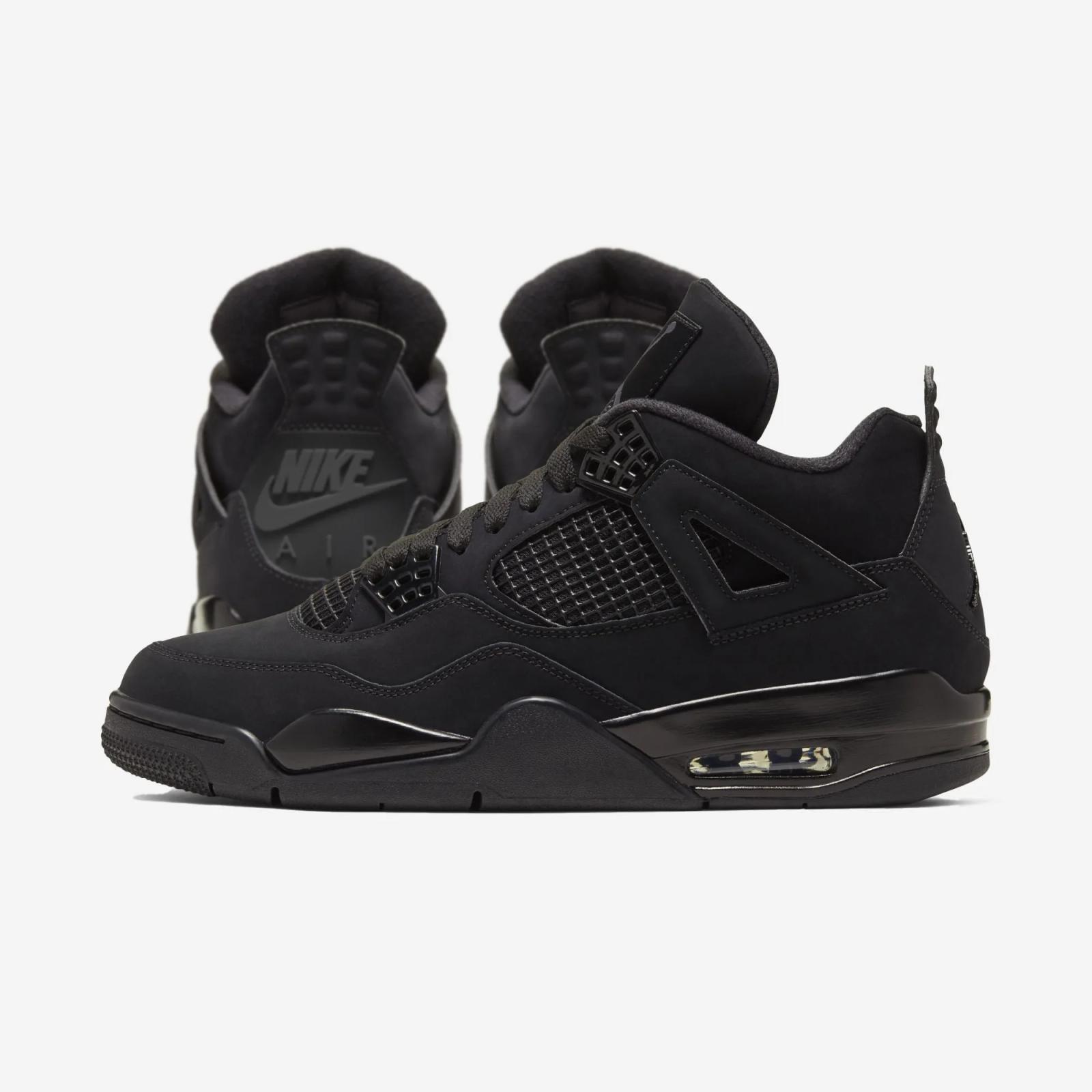 Air Jordan 4 Retro Black Cat FV5029-010 Nike Air Branding Release Date 2025