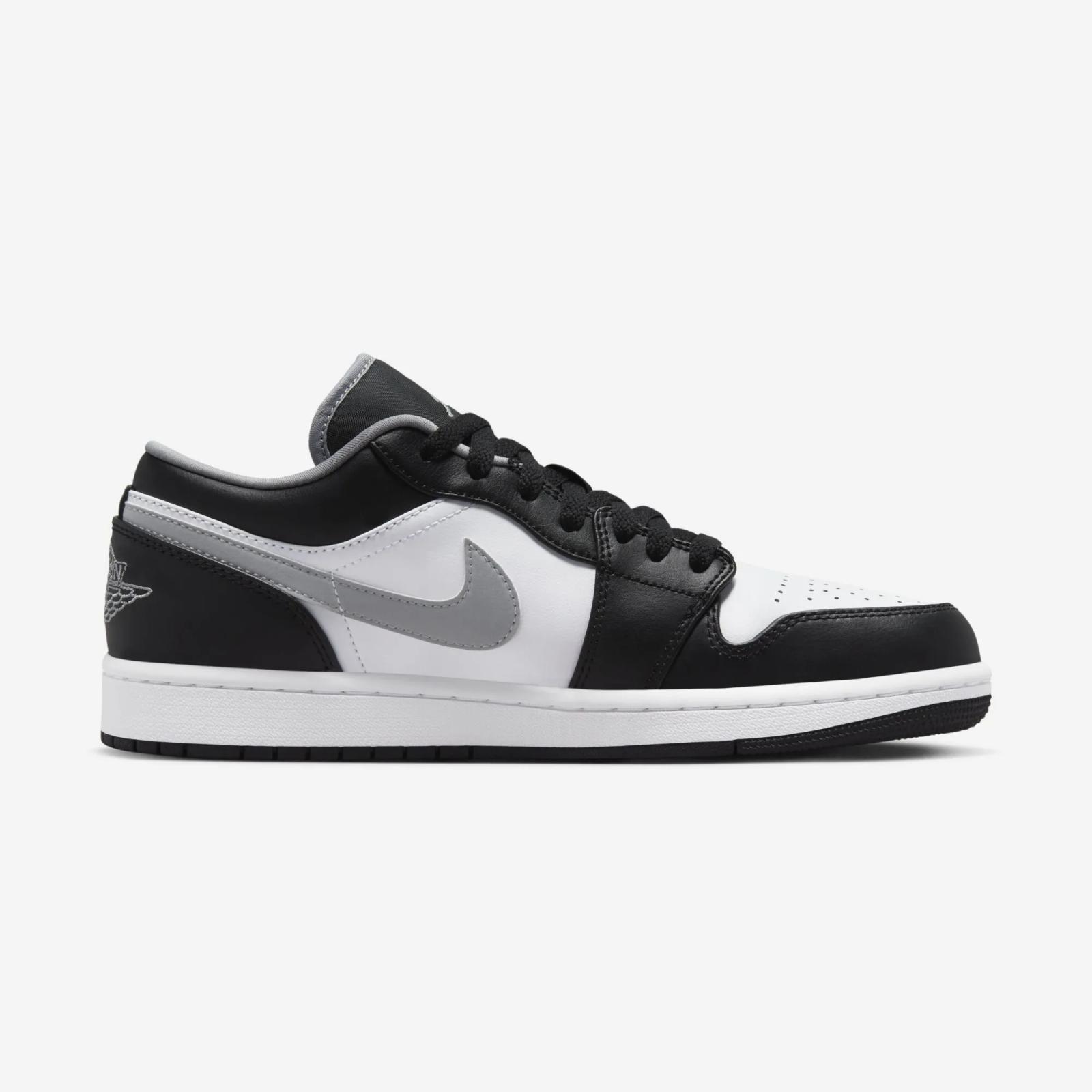 Air Jordan 1 Low Black / White / Grey 553558-040 Restock 2025