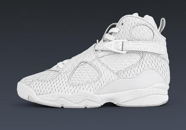 Slam Jam x Air Jordan 8 Retro "Light Bone" Light Bone/Cave Stone/Varsity Red