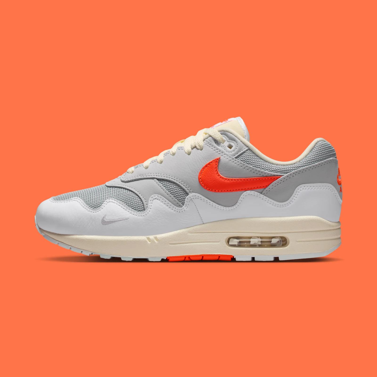 Patta x Nike Air Max 1 "Hyper Crimson" official image 1