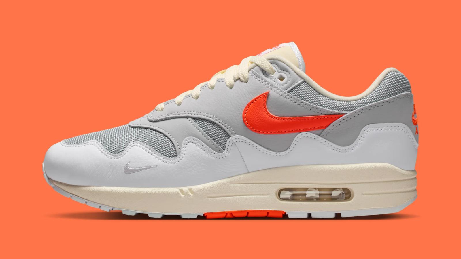 Patta x Nike Air Max 1 "Hyper Crimson" drops March 26th, 2026