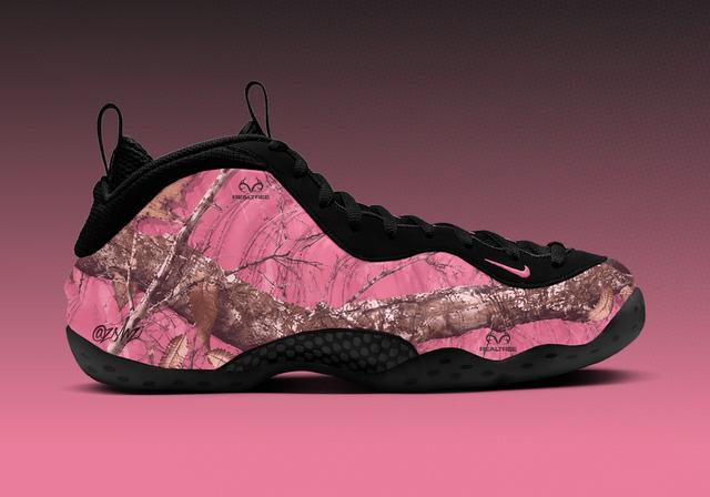 Nike Air Foamposite One Premium "Realtree Camo" Pink Grapefruit/Pink Grapefruit/Black