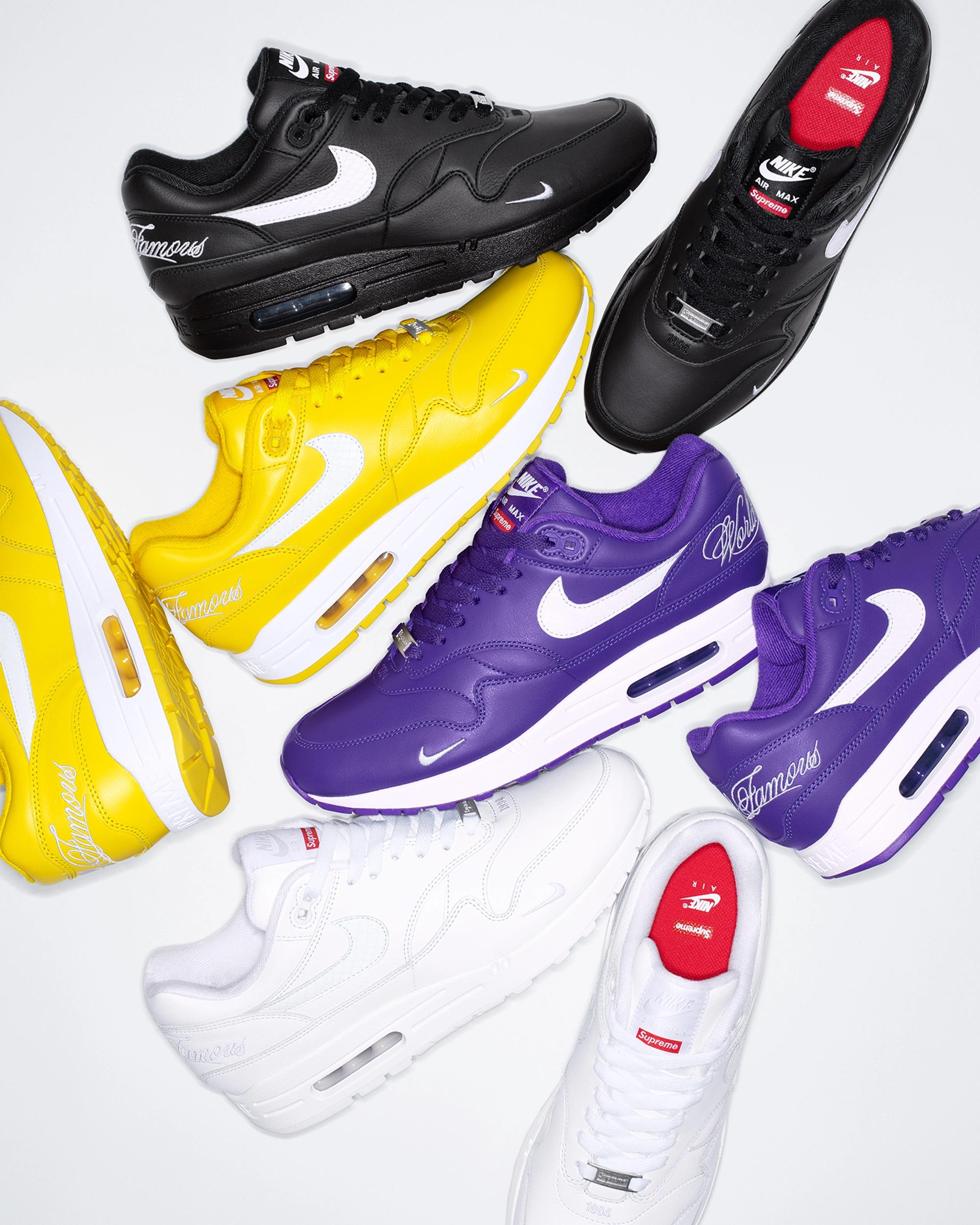 Supreme Nike Air Max 1 Collection Spring 2025