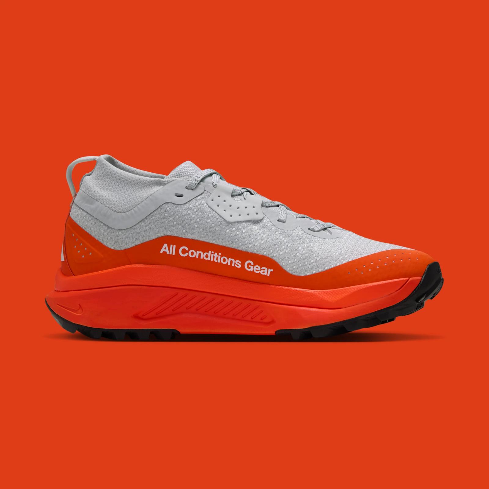 Nike ACG Zegama Trail Gore-Tex W "Light Silver & Safety Orange" drops September 25th, 2026
