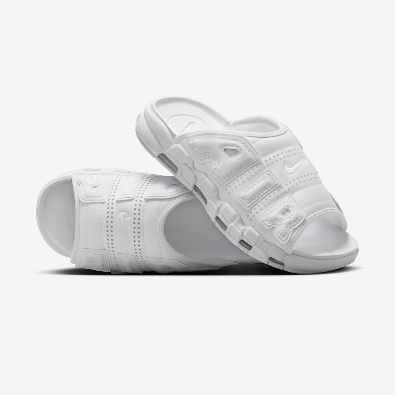Nike Air More Uptempo Slide Triple White