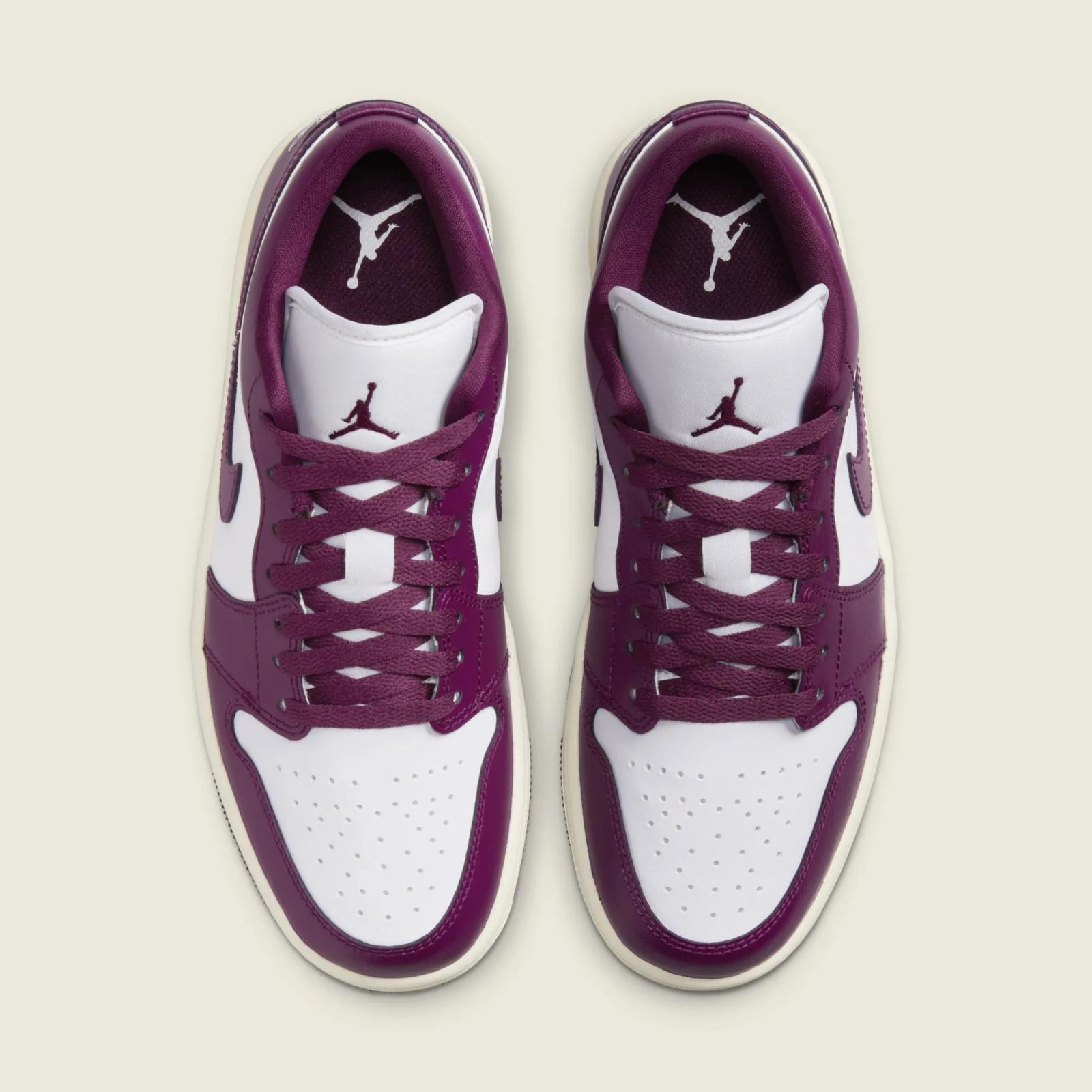 Air Jordan 1 Low White / Bordeaux DC0774-161